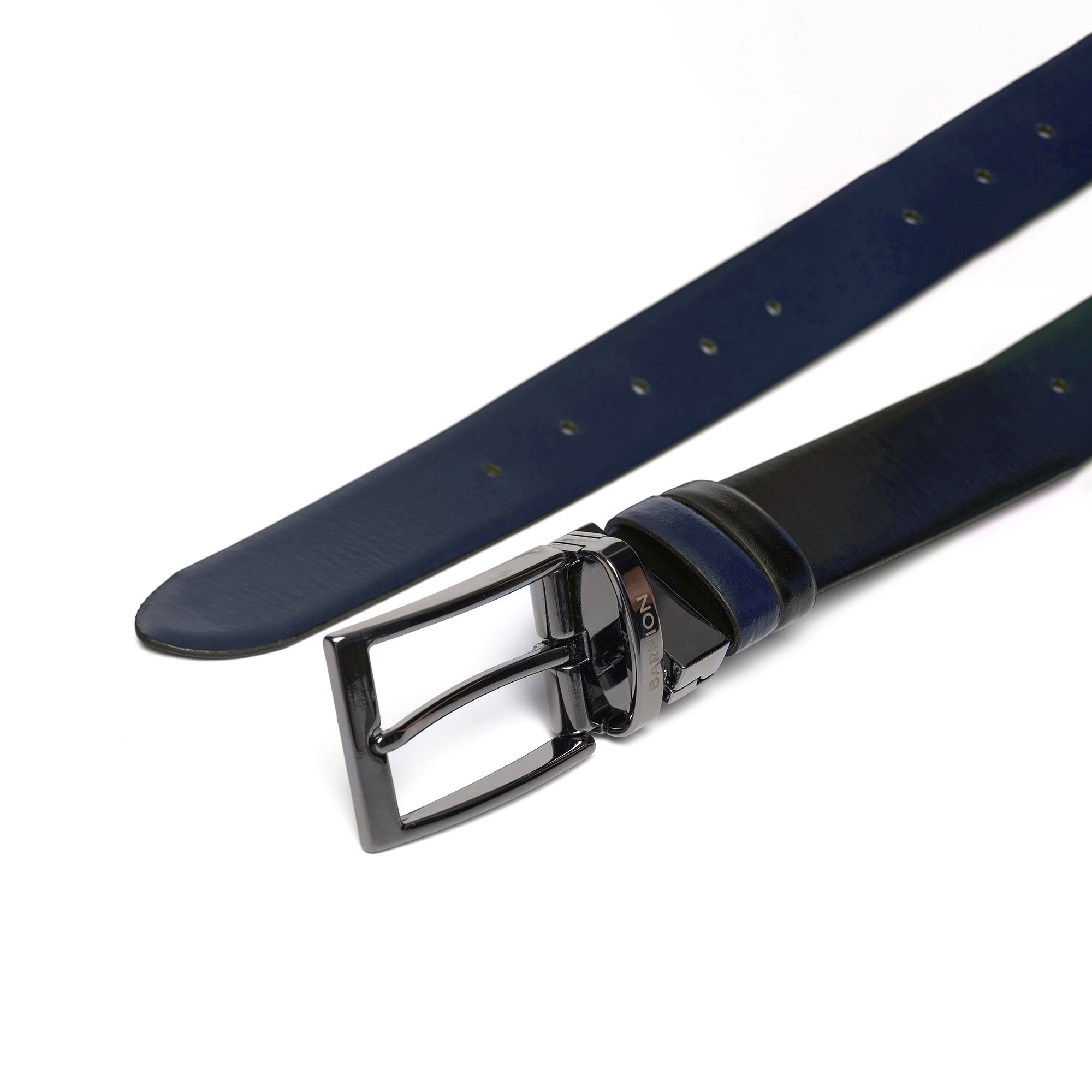 Men's Classic Reversible Calf Leather Handmade Belt M101 10