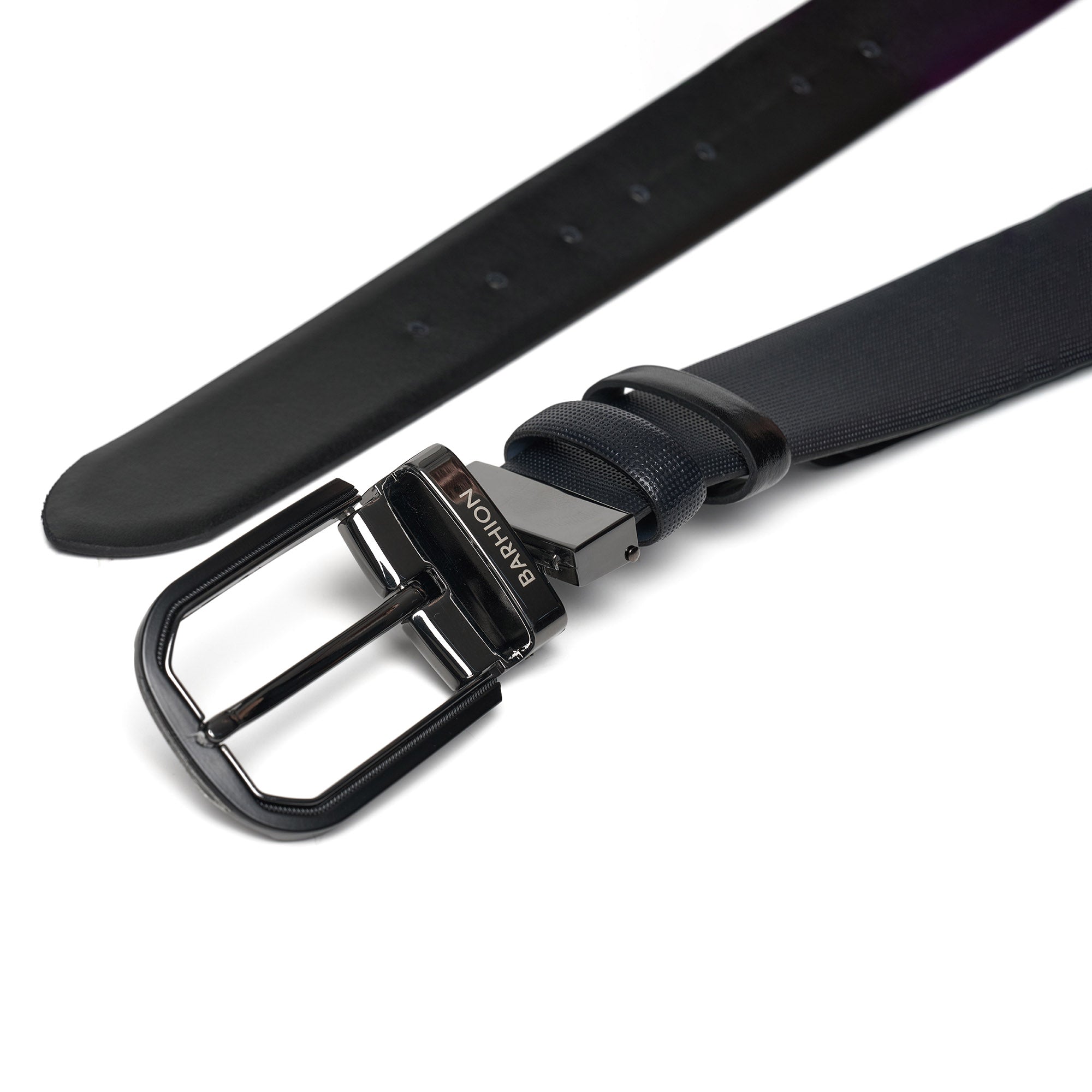 Men's Saffiano Reversible Calf Leather Handmade Belt M103 16