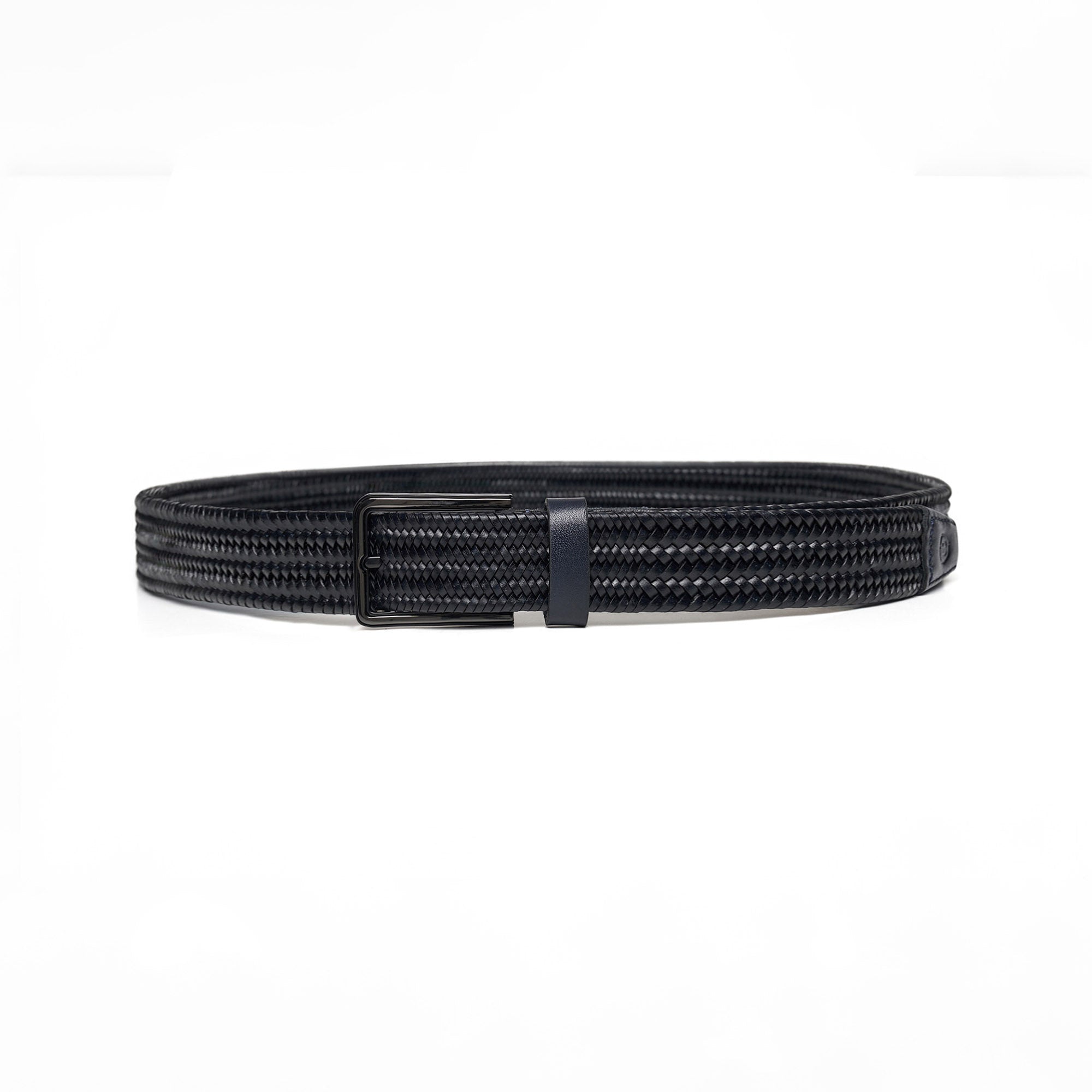 Men's Braided Calf Leather Handmade Belt M107 10
