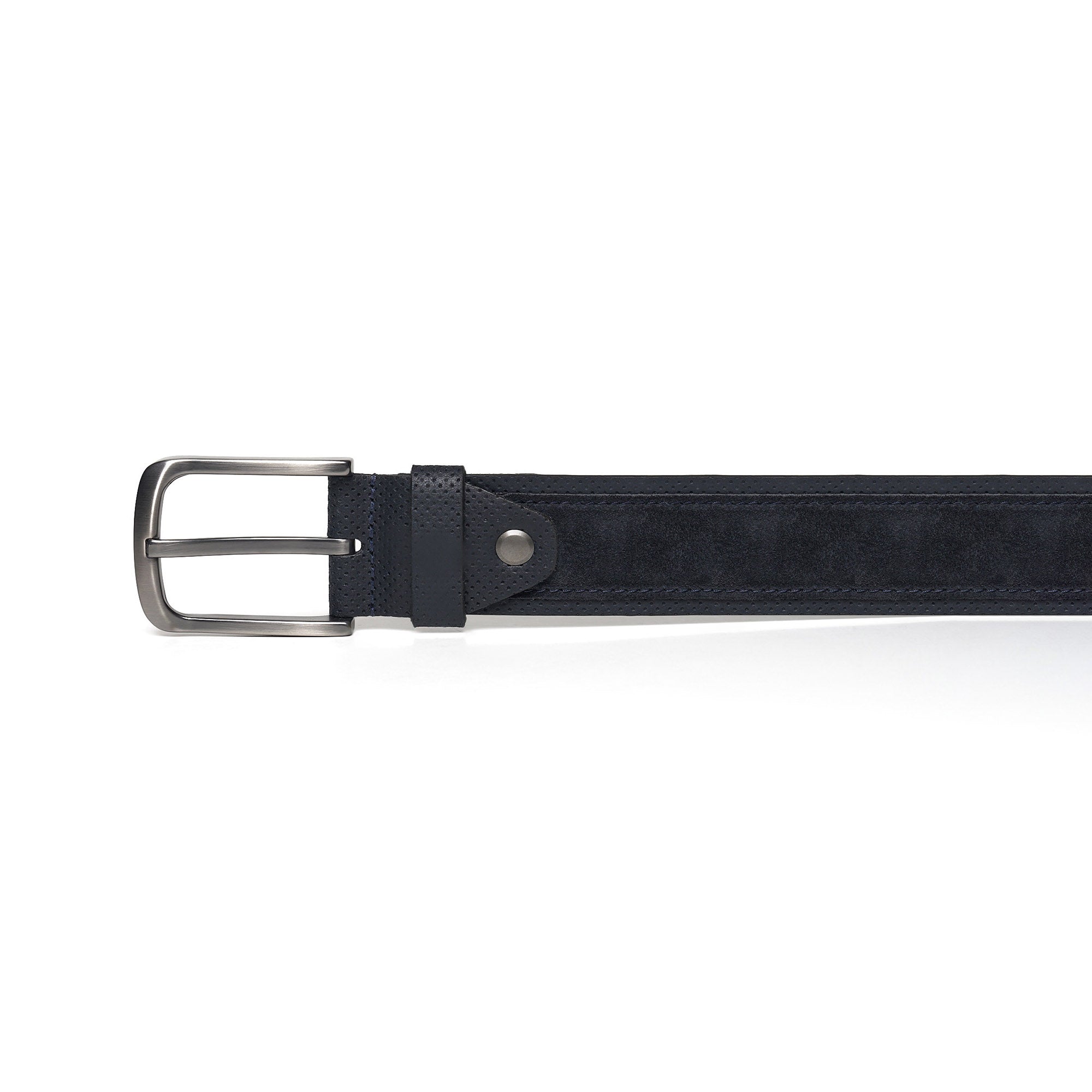 Men's Calf Leather Suede Handmade Belt M113 8