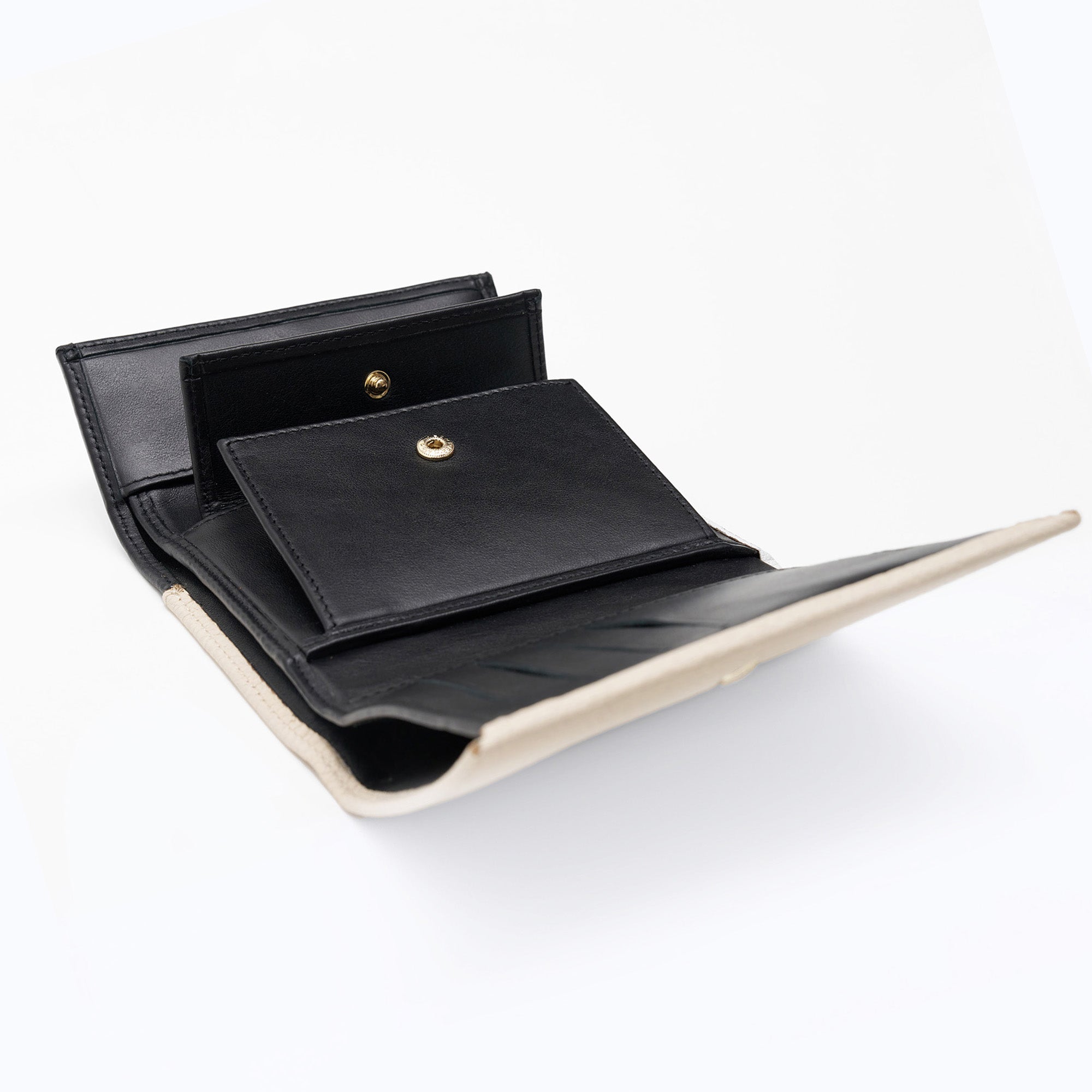 Women's Calf Leather Floater Handmade Wallet W25025 16