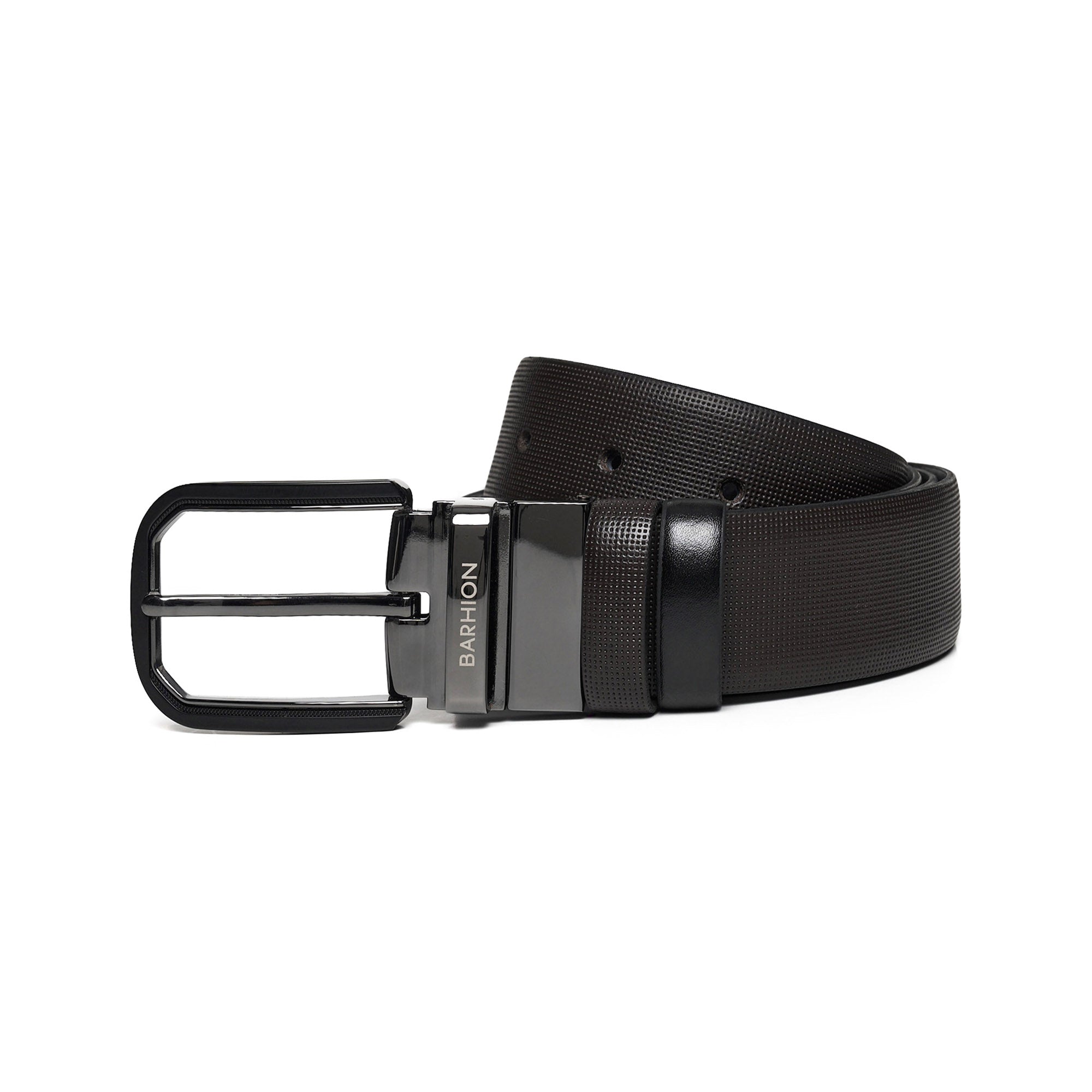 Men's Saffiano Reversible Calf Leather Handmade Belt M103 13