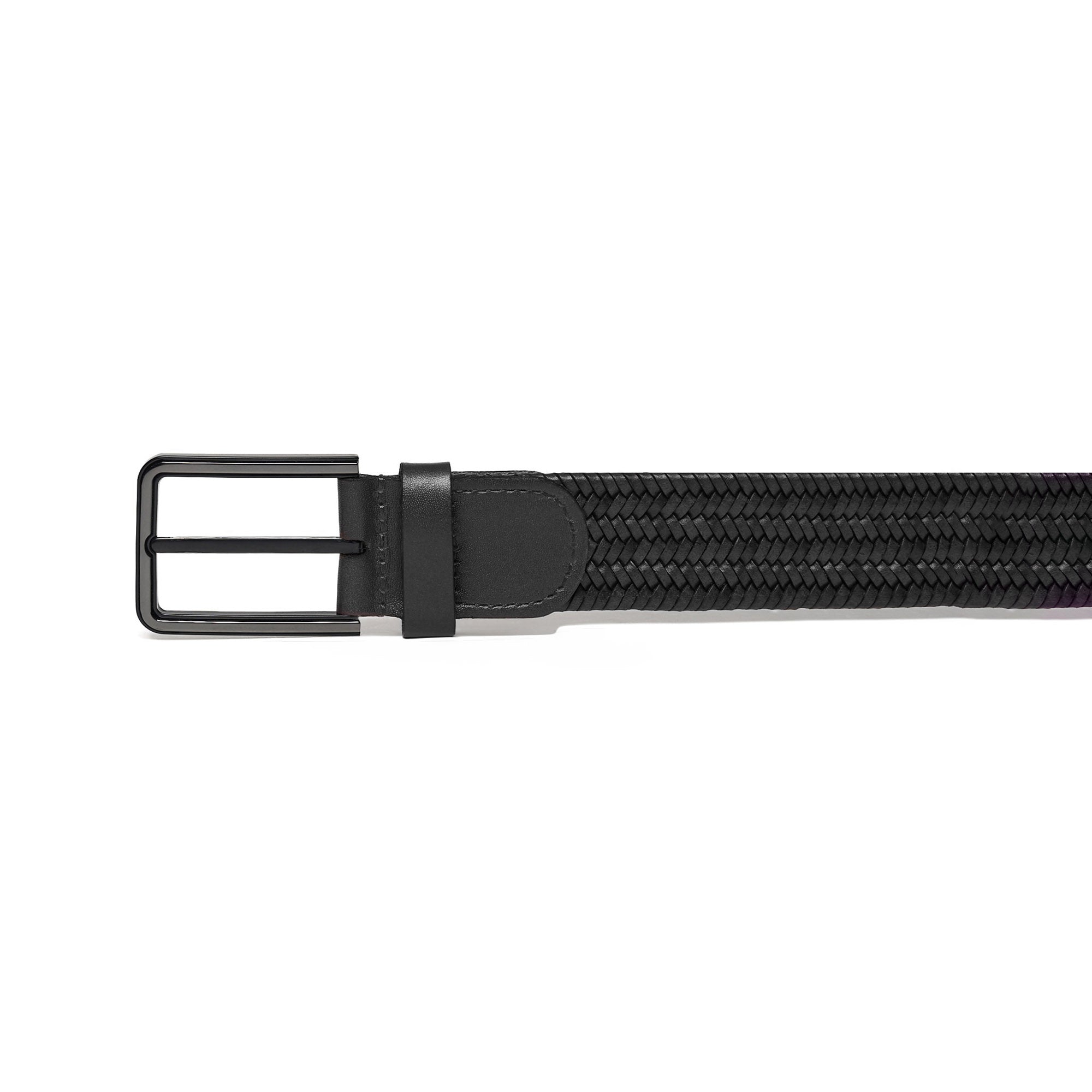 Men's Braided Calf Leather Handmade Belt M107 3