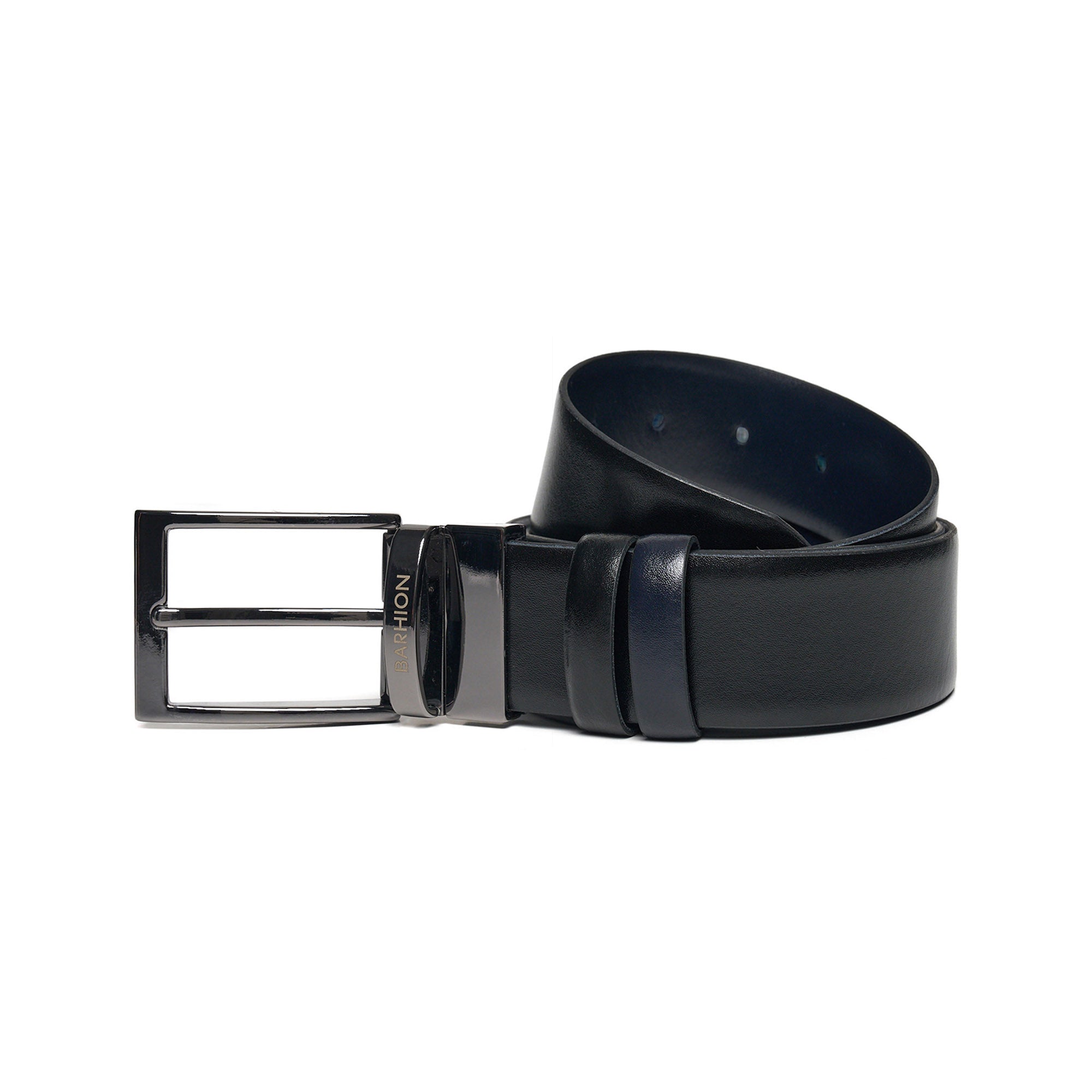 Men's Classic Reversible Calf Leather Handmade Belt M101 7