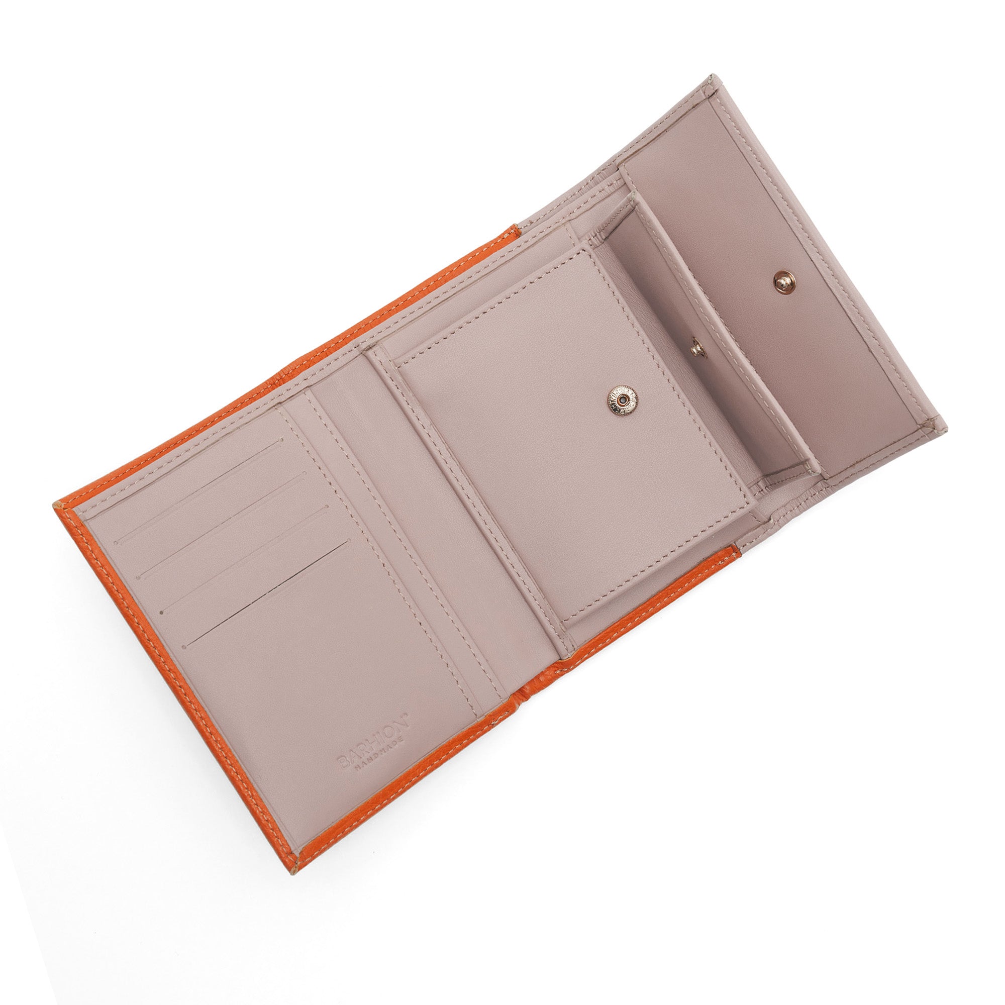 Women's Calf Leather Floater Handmade Wallet W25025 23