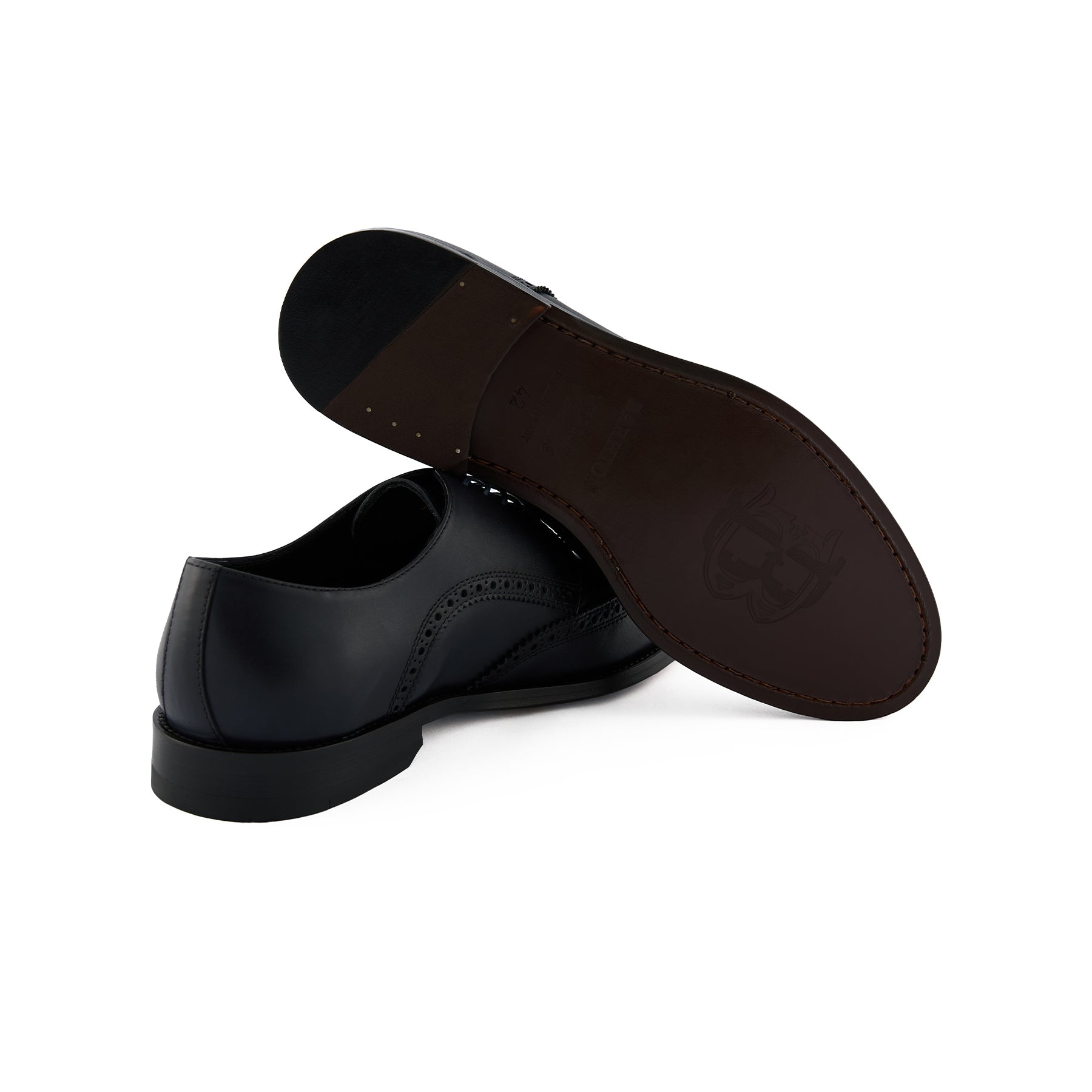 Men's Calf Leather Handmade Derby M7004