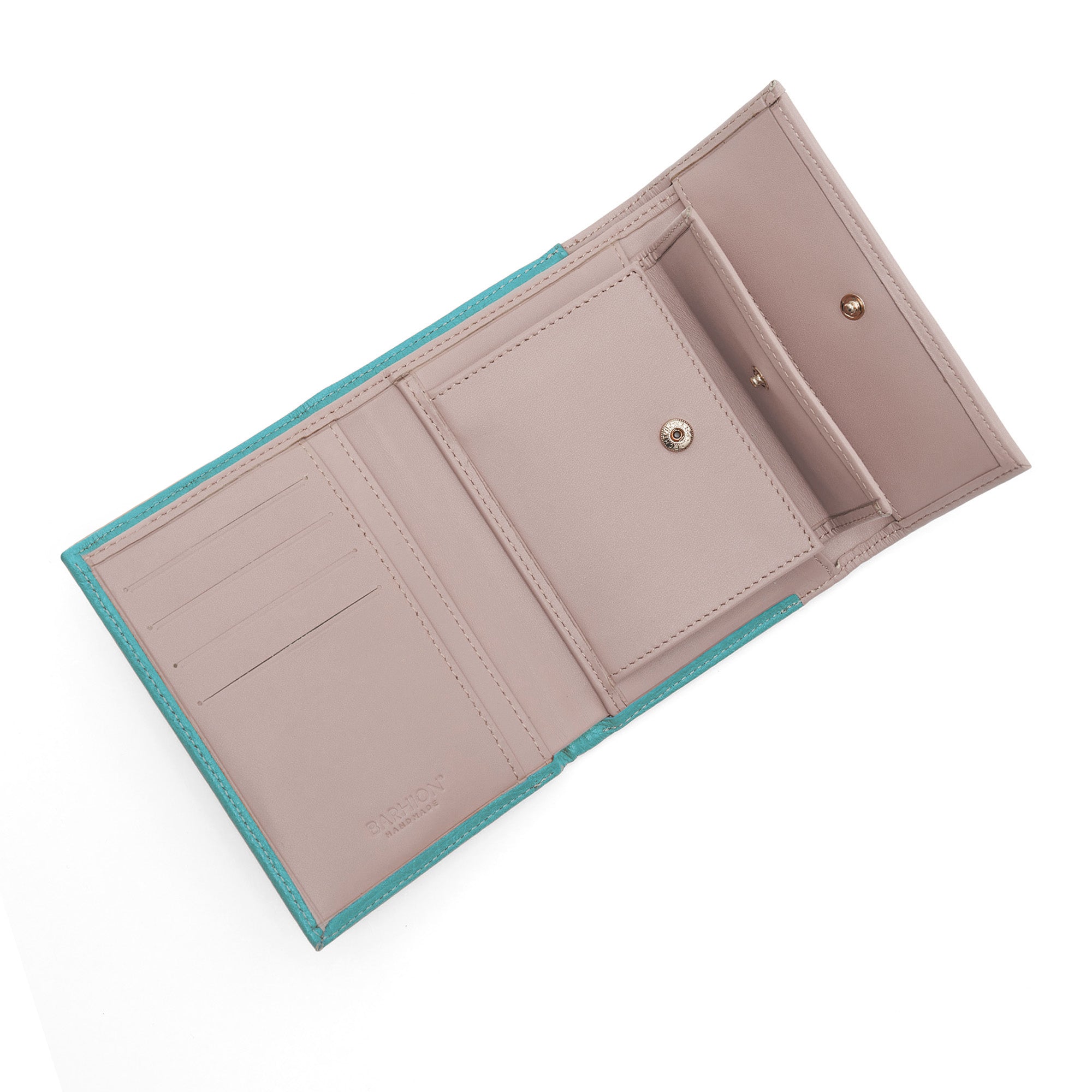 Women's Calf Leather Floater Handmade Wallet W25025 5