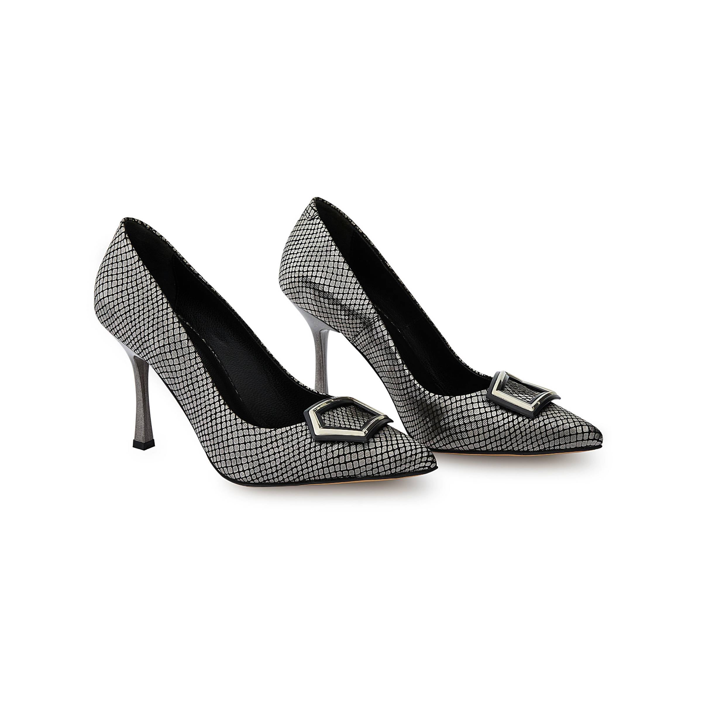 Women's Calf Leather Handmade Stiletto W2008 2