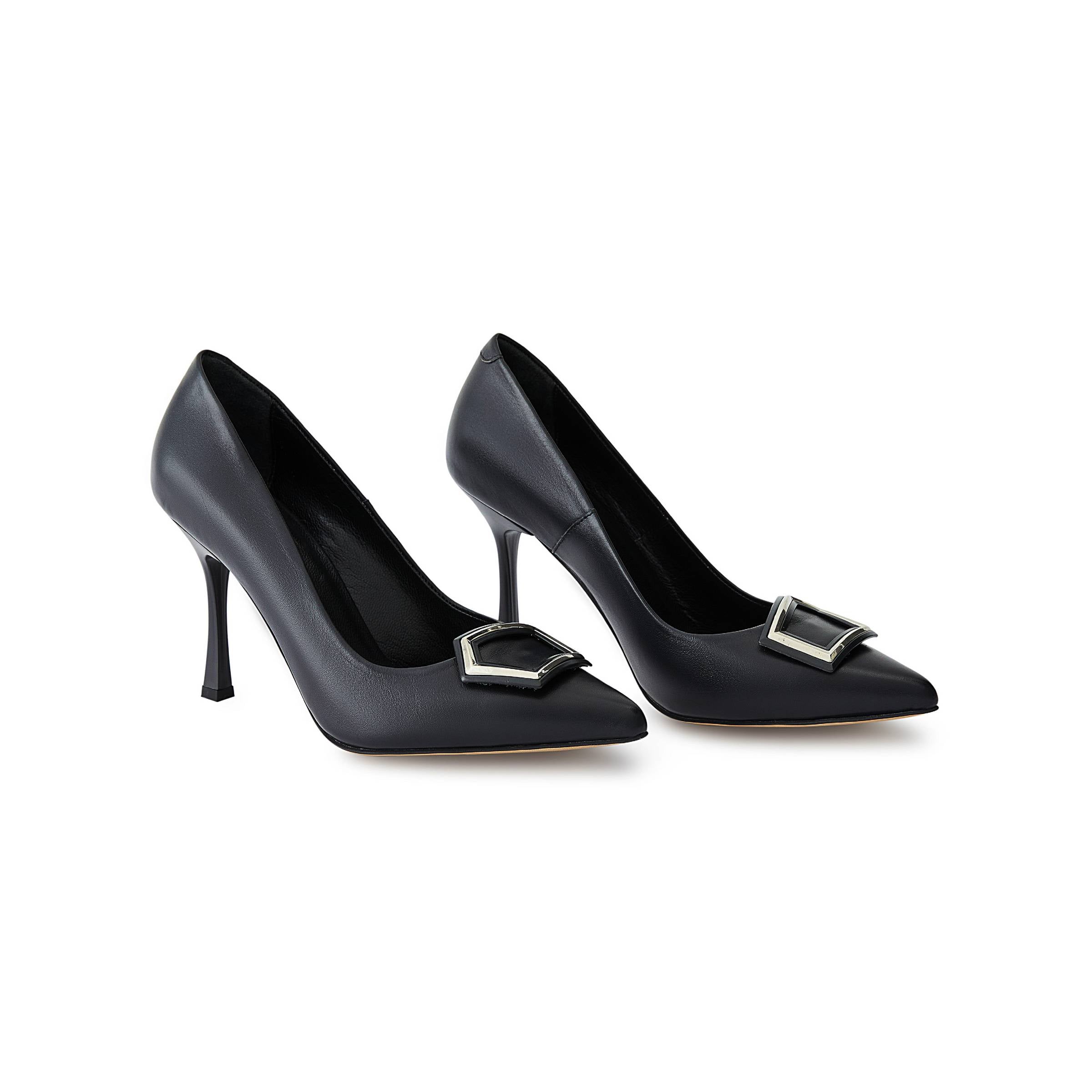 Women's Calf Leather Handmade Stiletto W2008 9