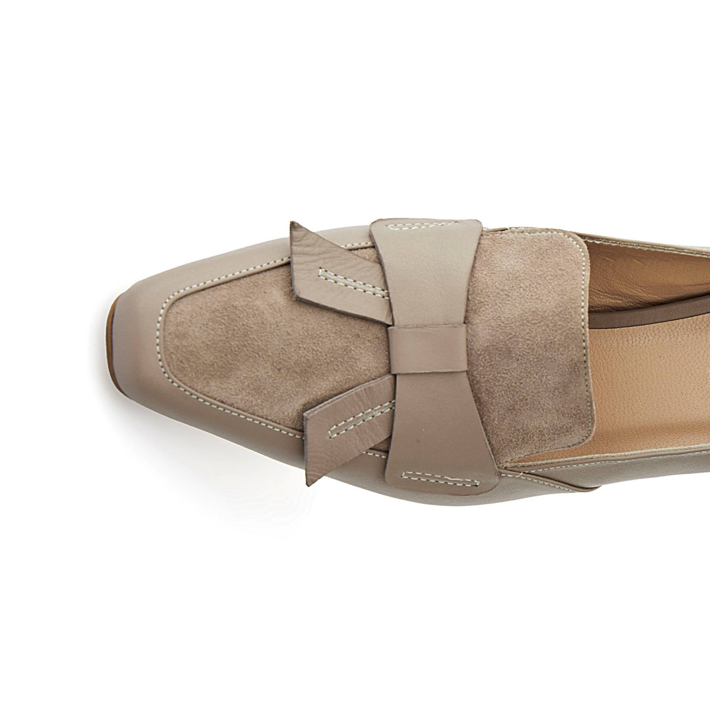 Women's Calf Leather Handmade Block Heels W1007 6