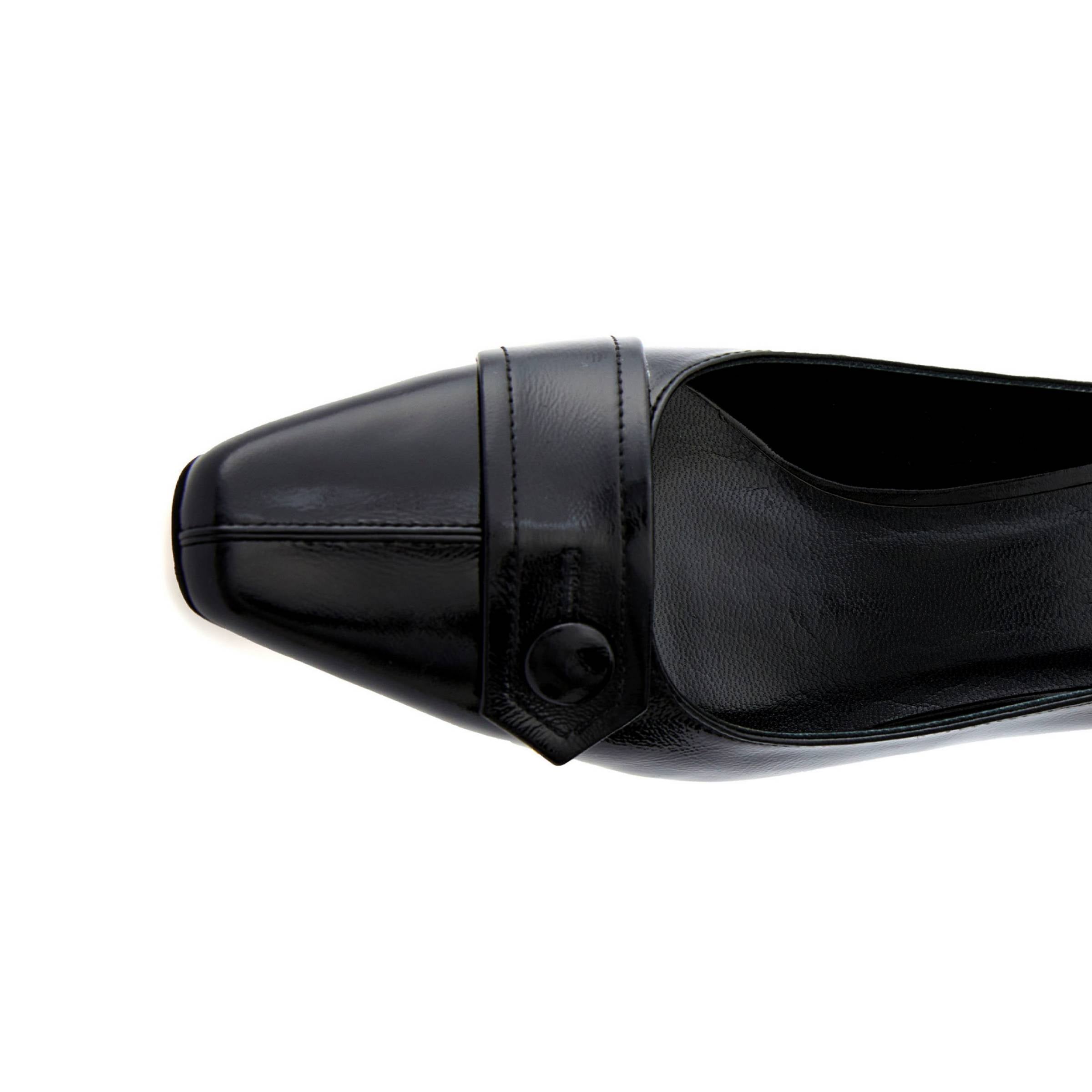 Women's Rugan Calf Leather Handmade Block Heels W1008 6