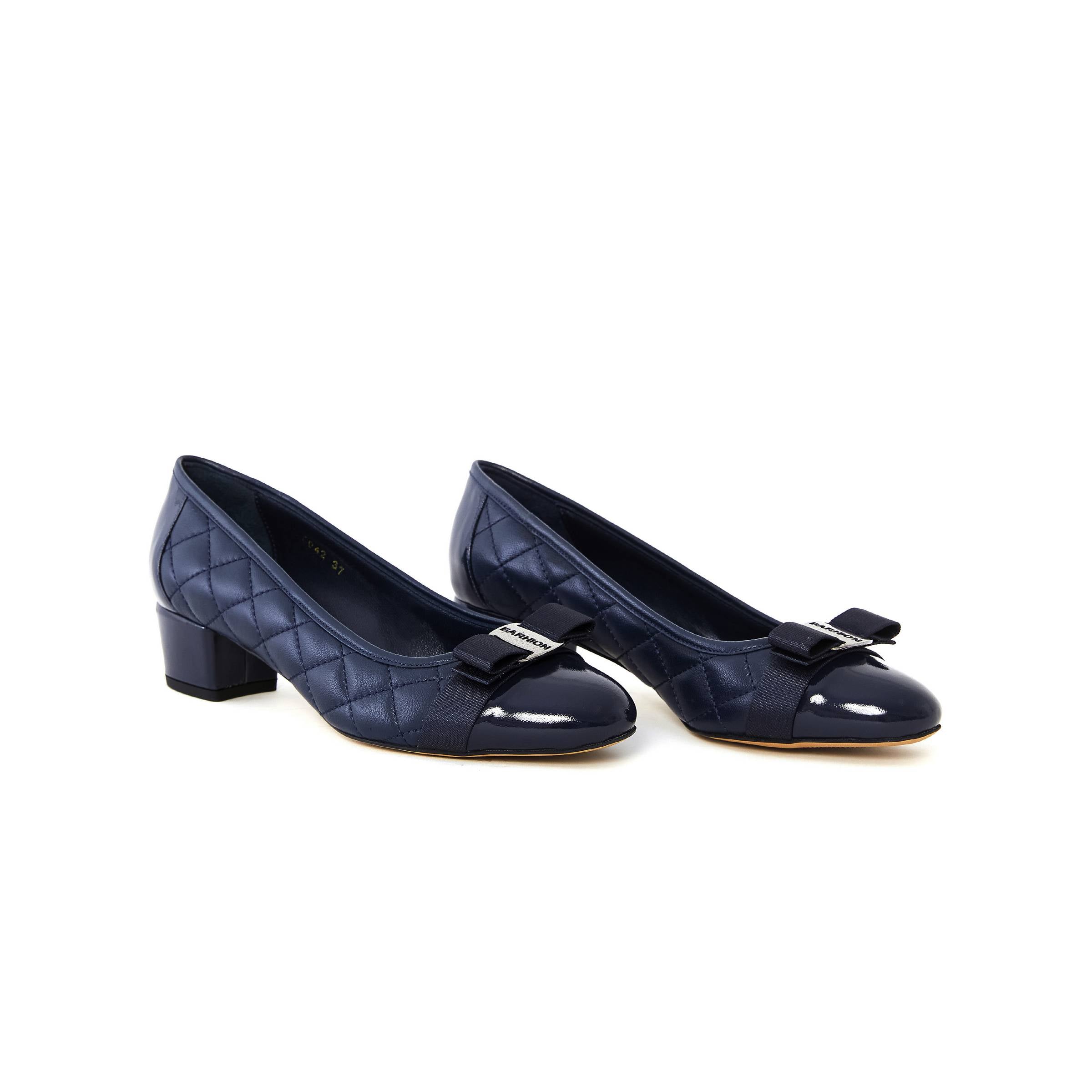 Women's Metisse Leather Handmade Block Heels W1012 2