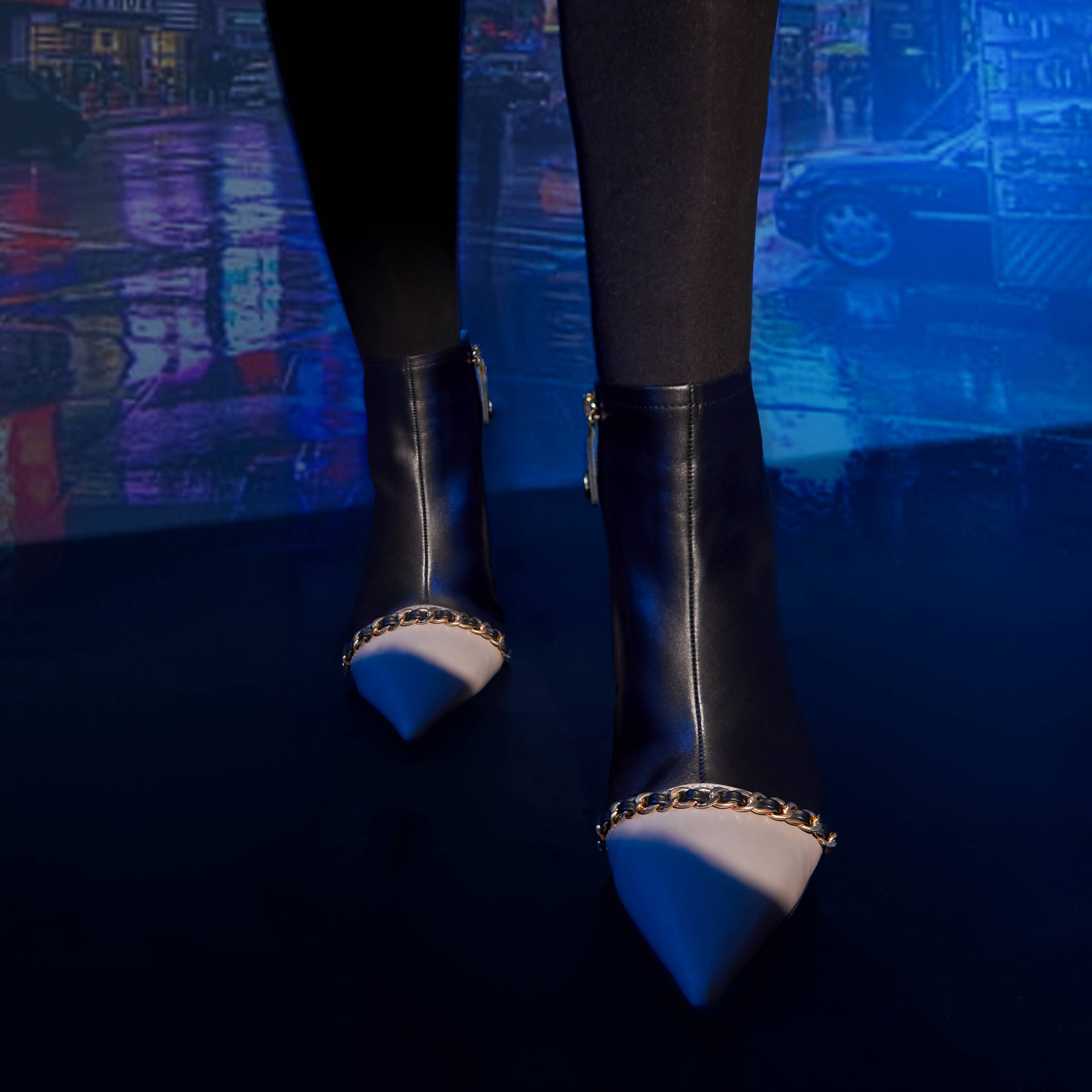Women's Calf Leather Stiletto Heel Ankle Handmade Boots W4003 5
