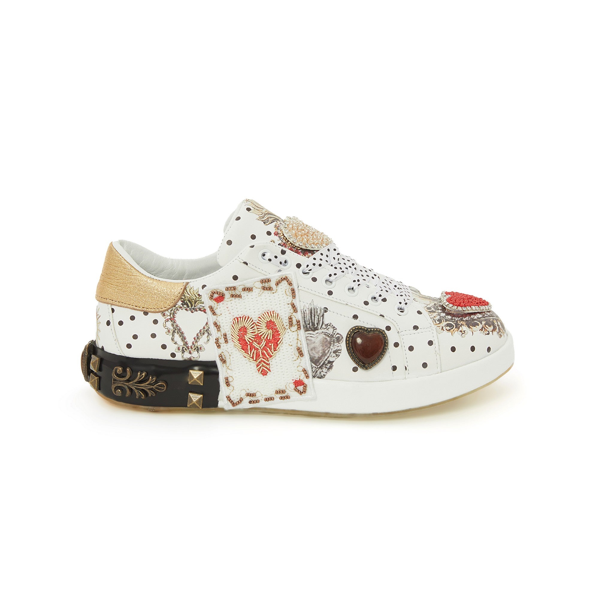 Women's Calf Leather Handmade Sneakers W5025 8