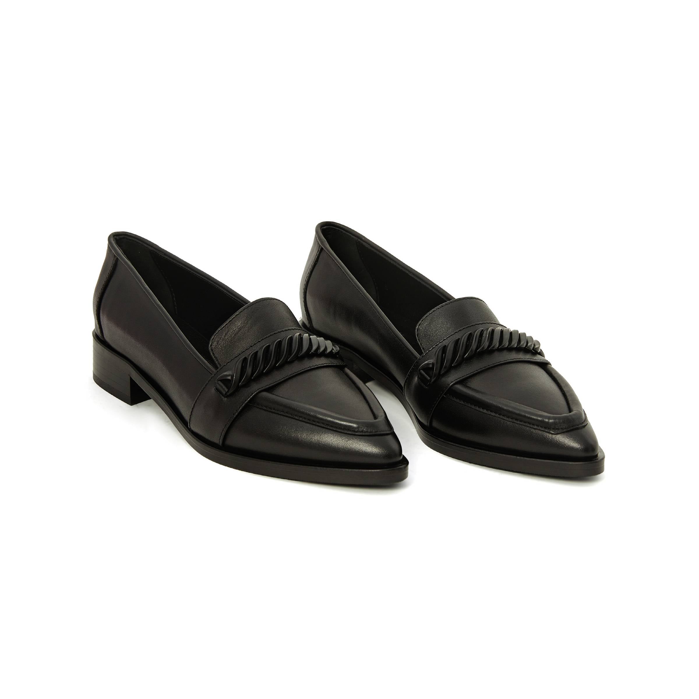 Women's Calf Leather Handmade Flats W3009 2