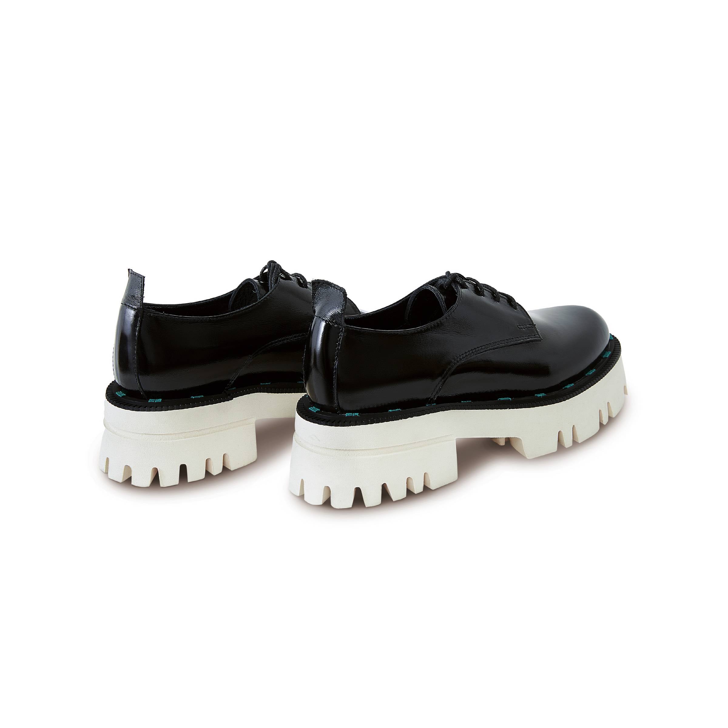 Women's Rugan Calf Leather Handmade Derby W5018 3