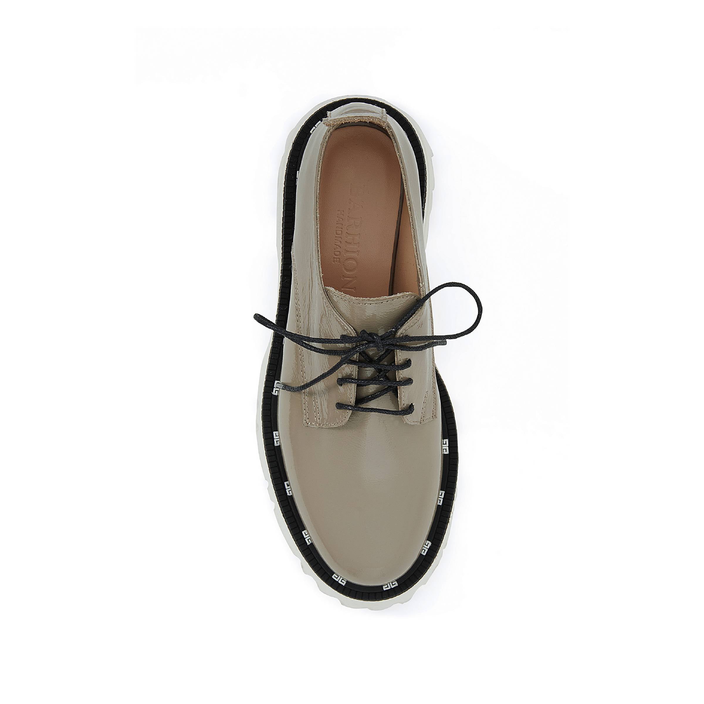 Women's Rugan Calf Leather Handmade Derby W5018 12