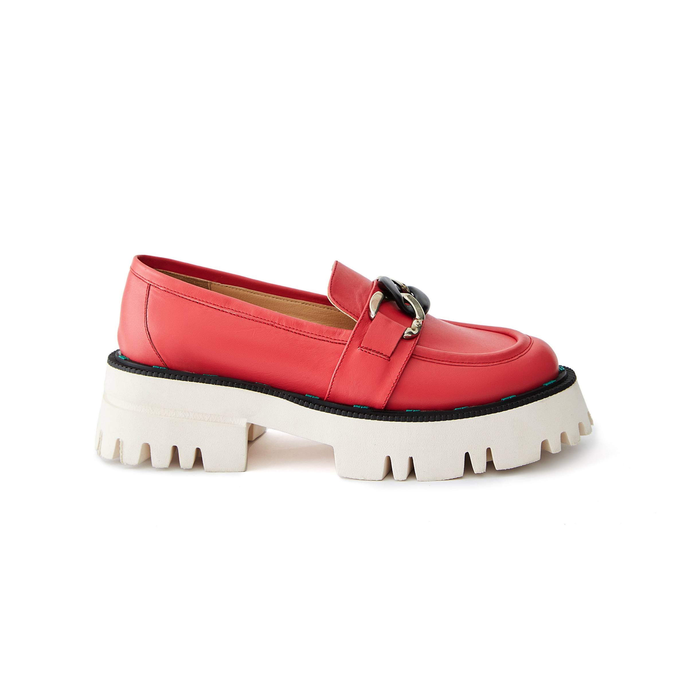 Women's Calf Leather Handmade Casual Shoes W5019 8