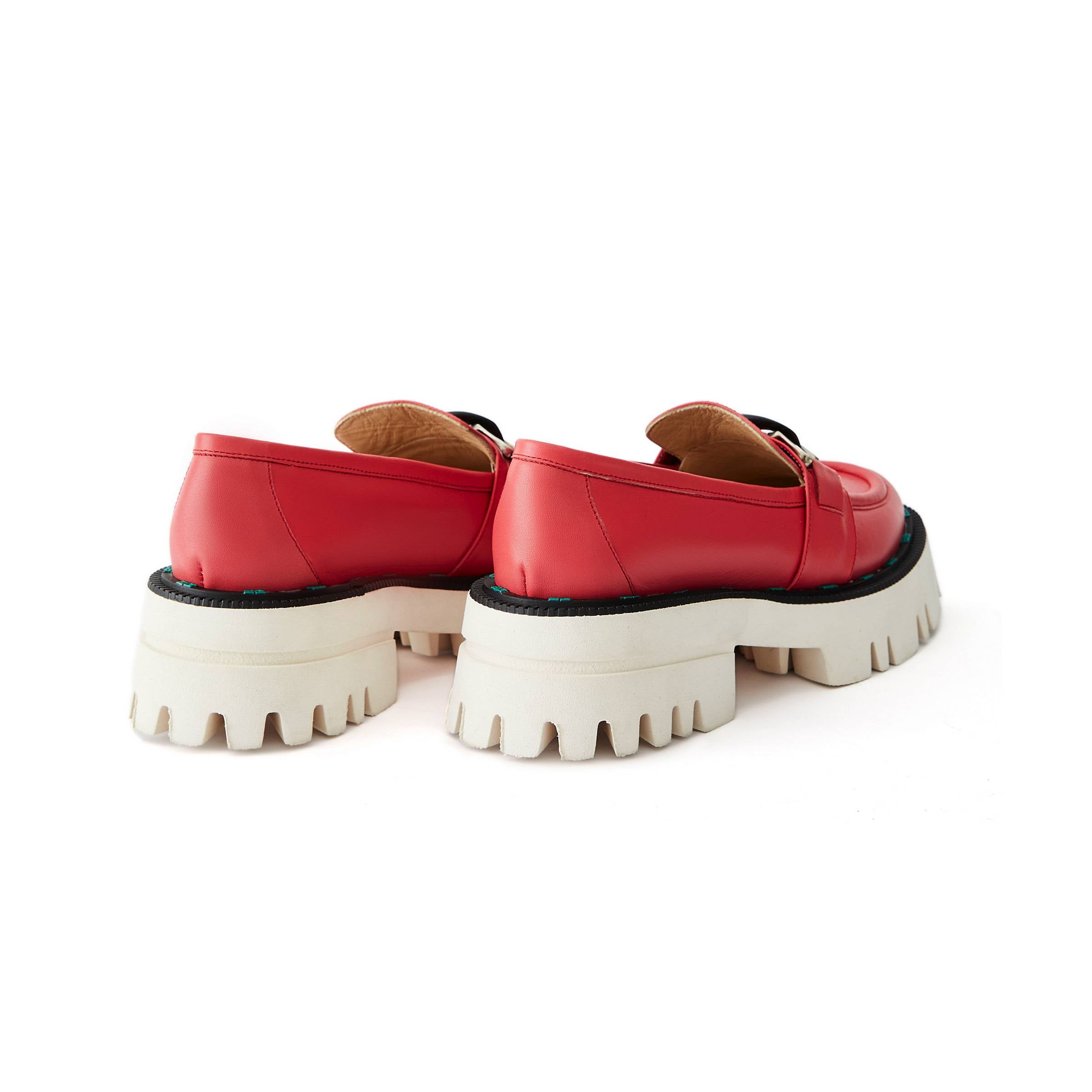 Women's Calf Leather Handmade Casual Shoes W5019 10
