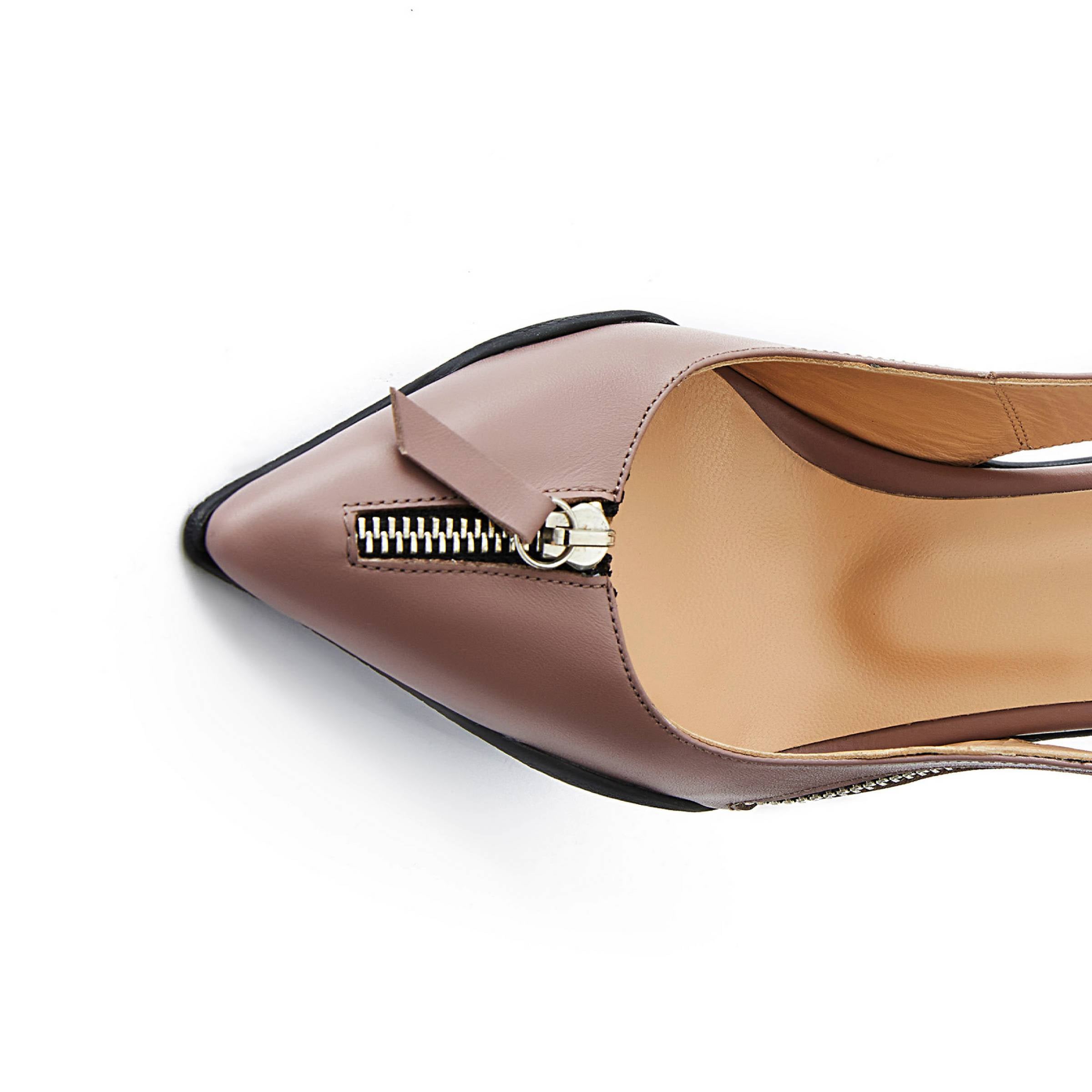 Women's Calf Leather Handmade Stiletto W1004 6