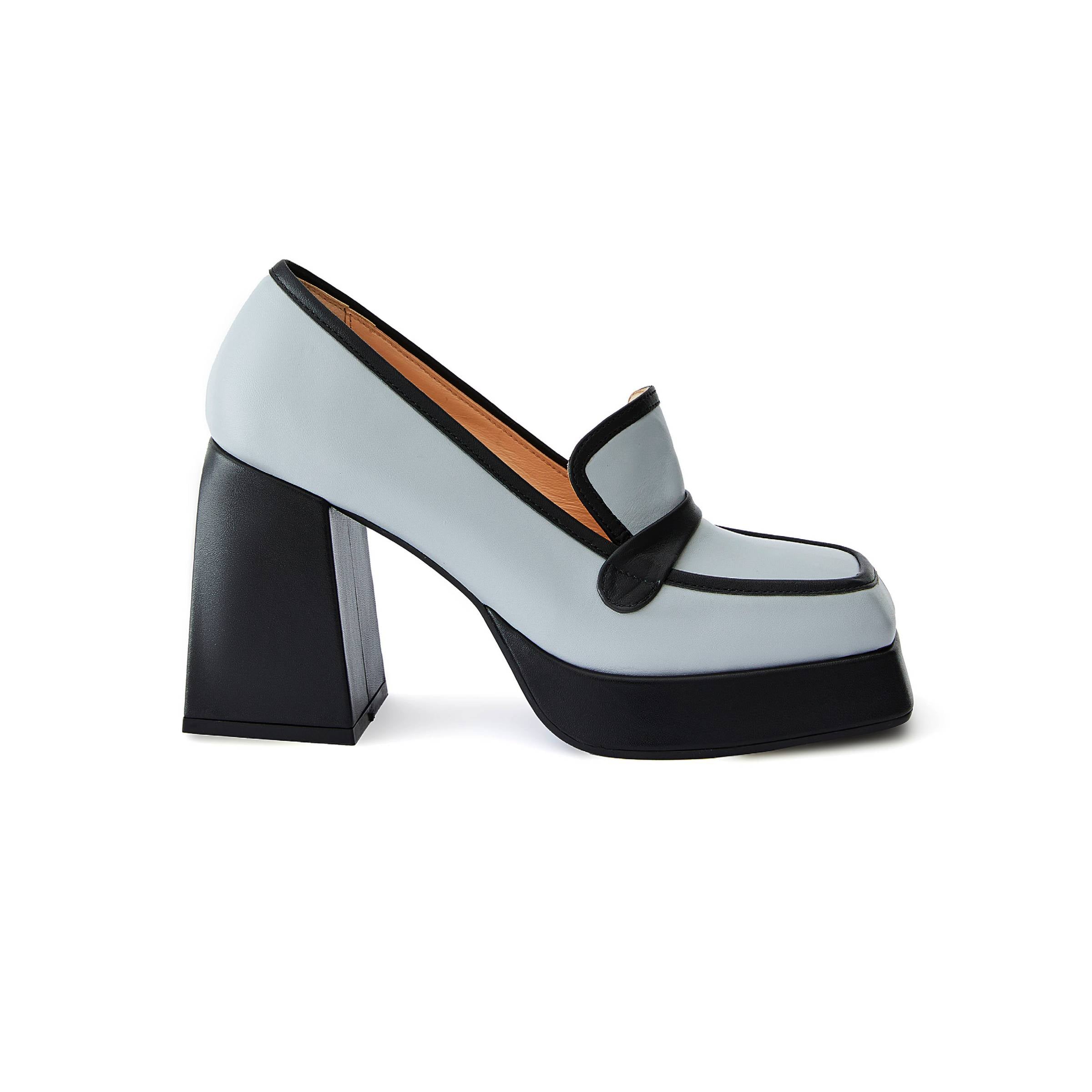 Women's Calf Leather Handmade Platform W1003 1