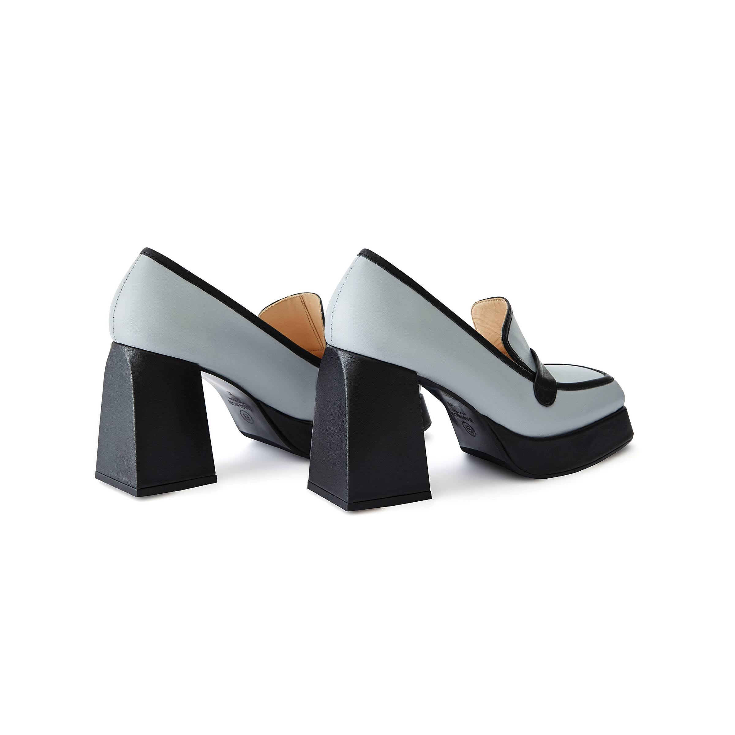 Women's Calf Leather Handmade Platform W1003 3