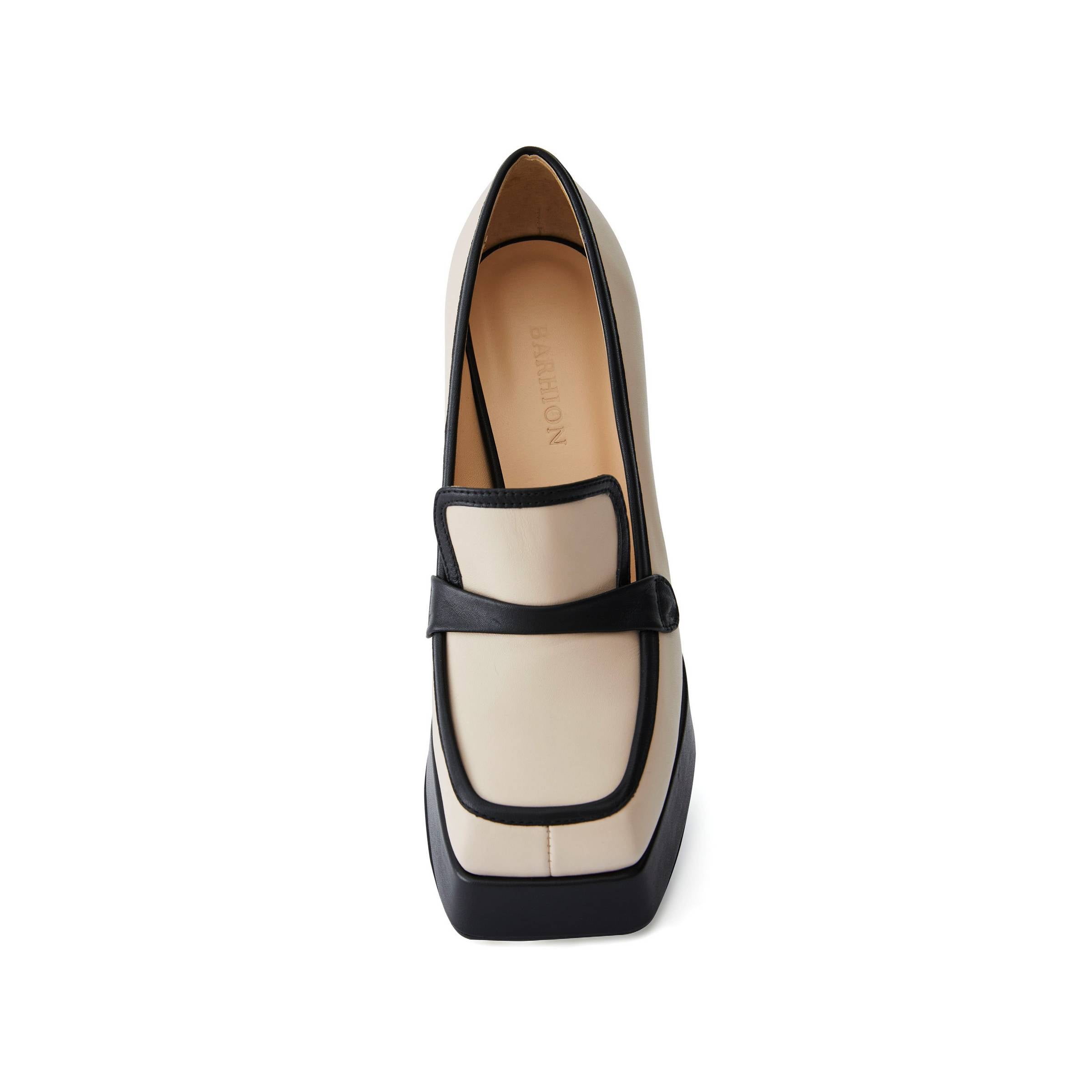 Women's Calf Leather Handmade Platform W1003 12