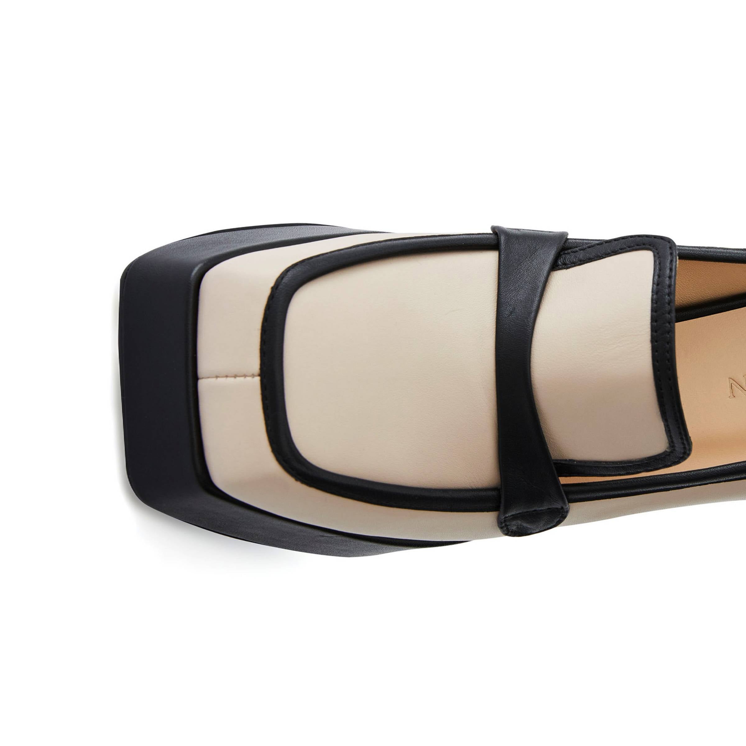 Women's Calf Leather Handmade Platform W1003 13