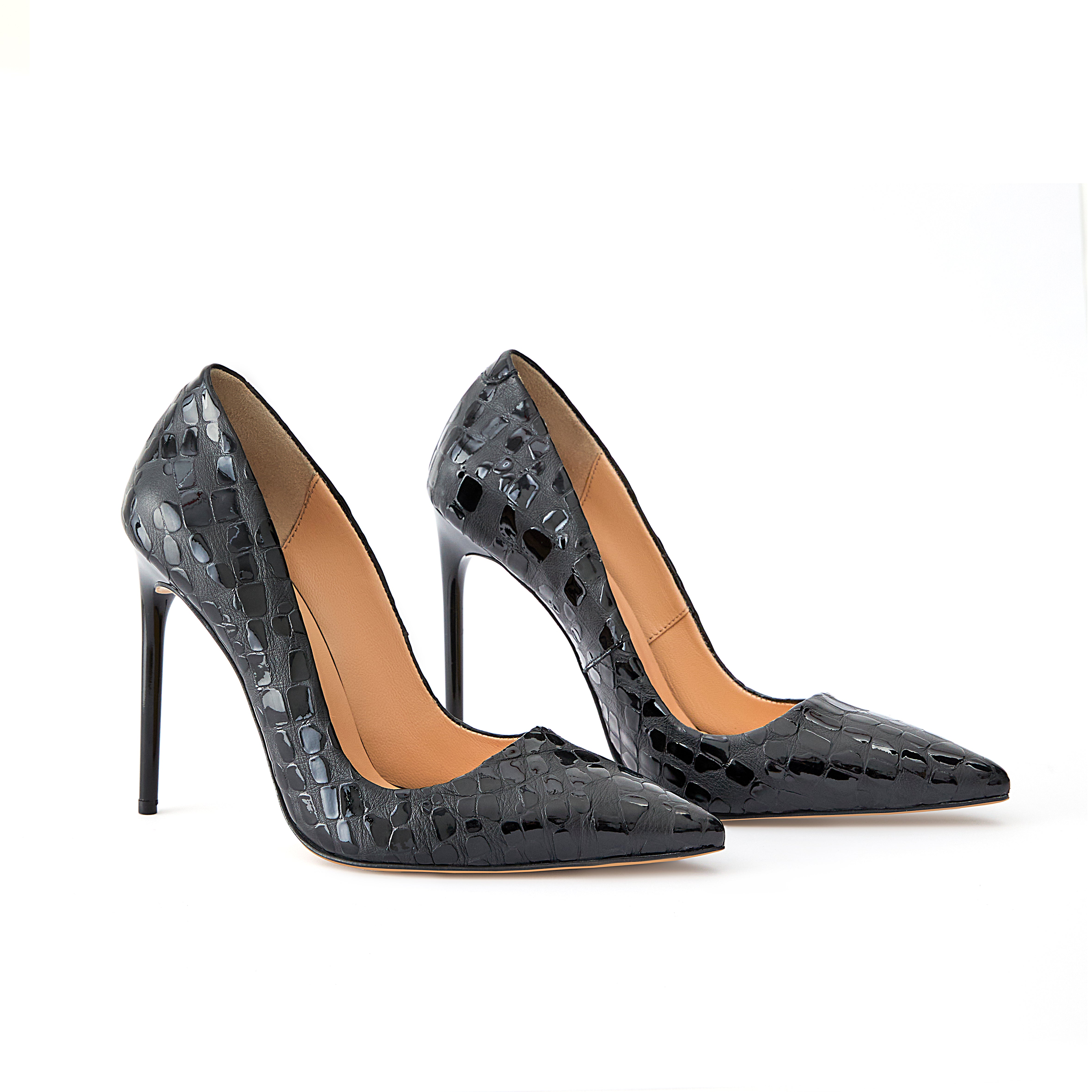 Women's Calf Leather Handmade Stiletto W2006 7