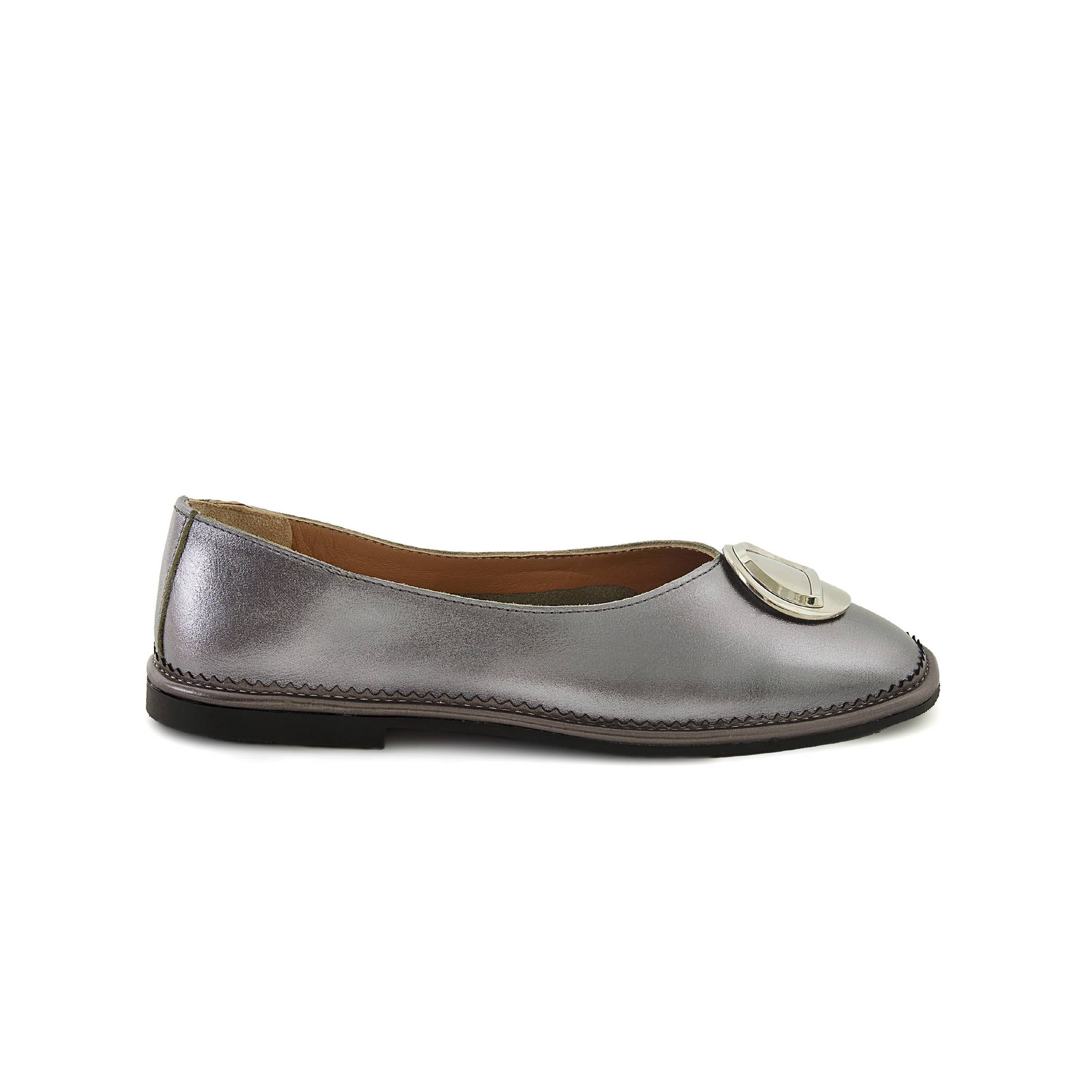 Women's Calf Leather Handmade Flats W3002 1