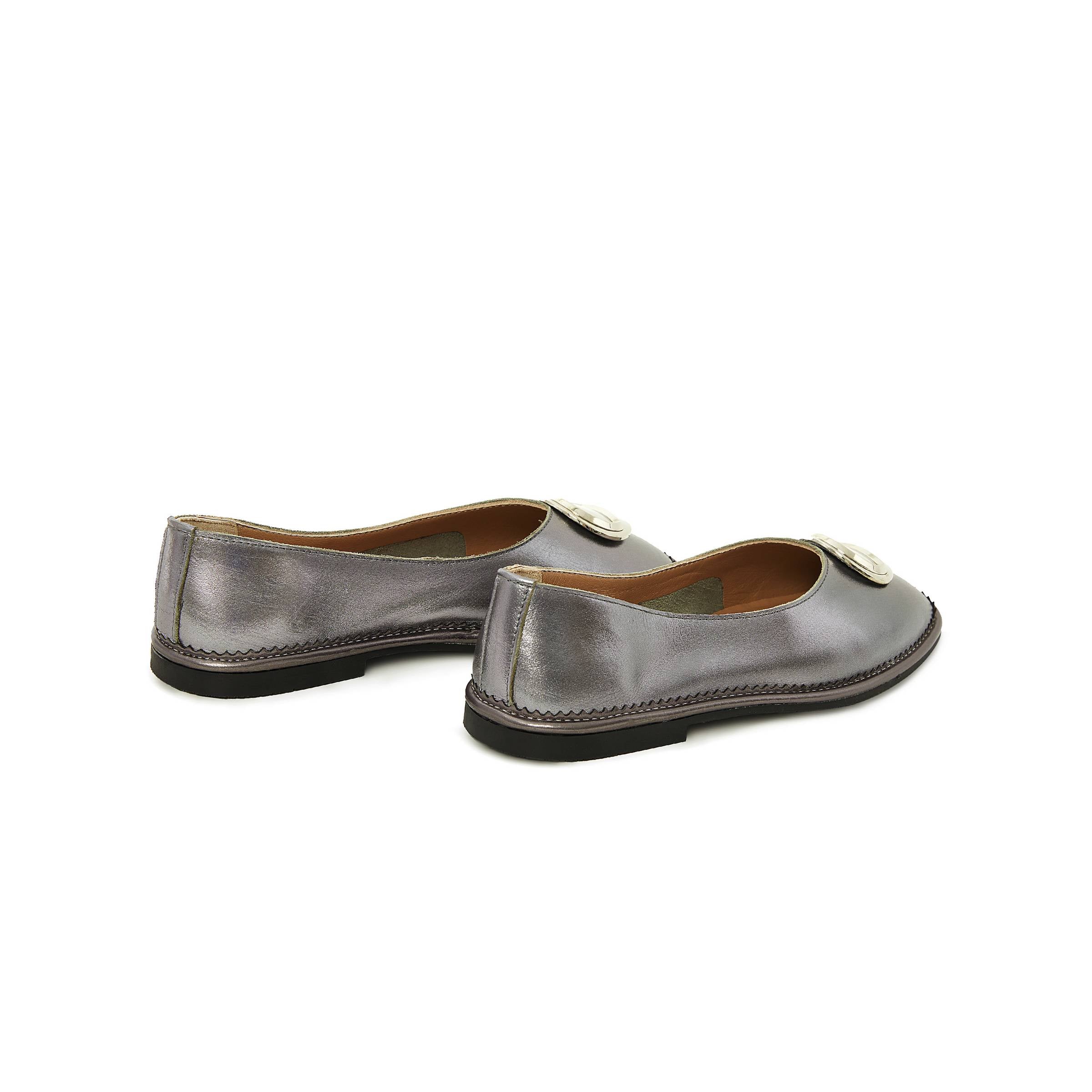 Women's Calf Leather Handmade Flats W3002 3