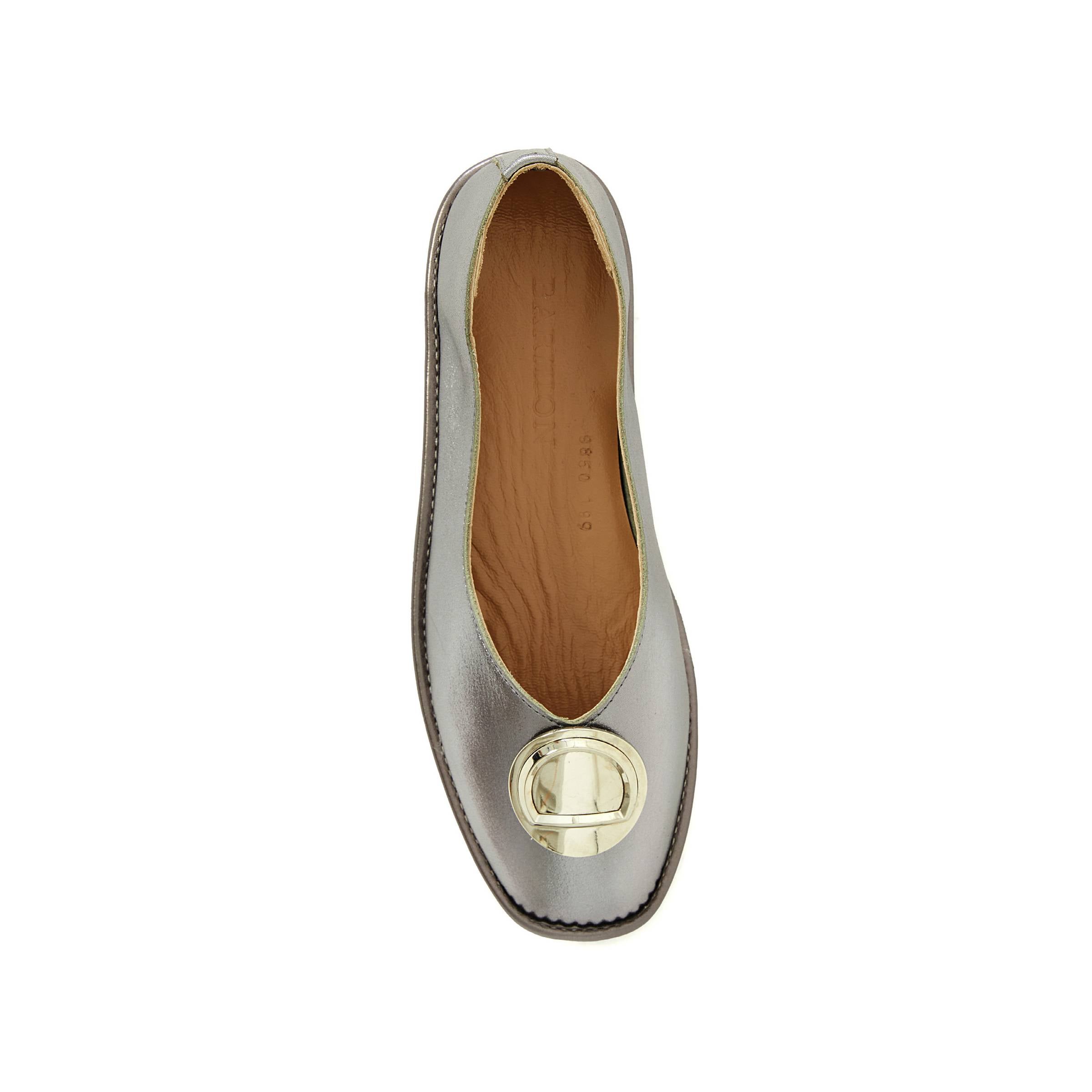 Women's Calf Leather Handmade Flats W3002 5