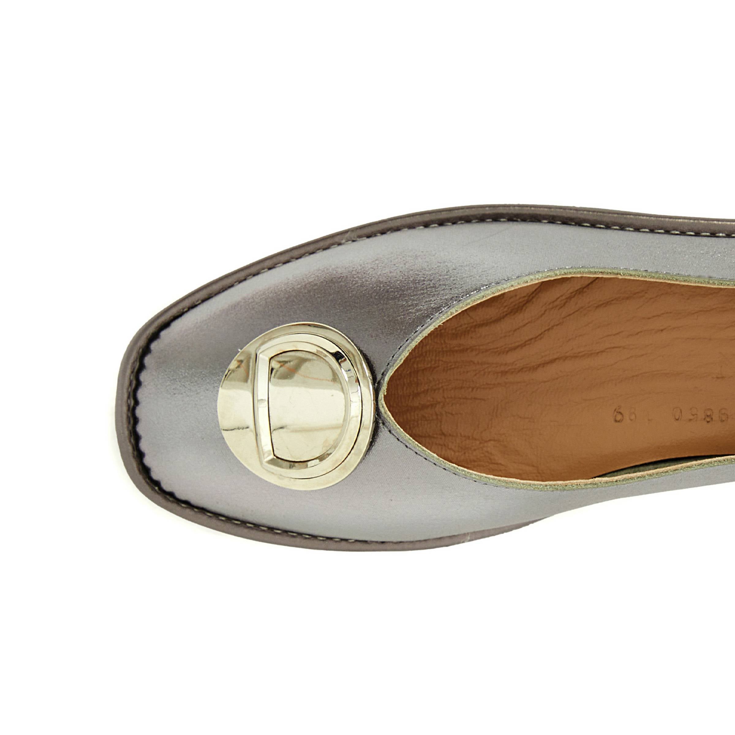 Women's Calf Leather Handmade Flats W3002 6
