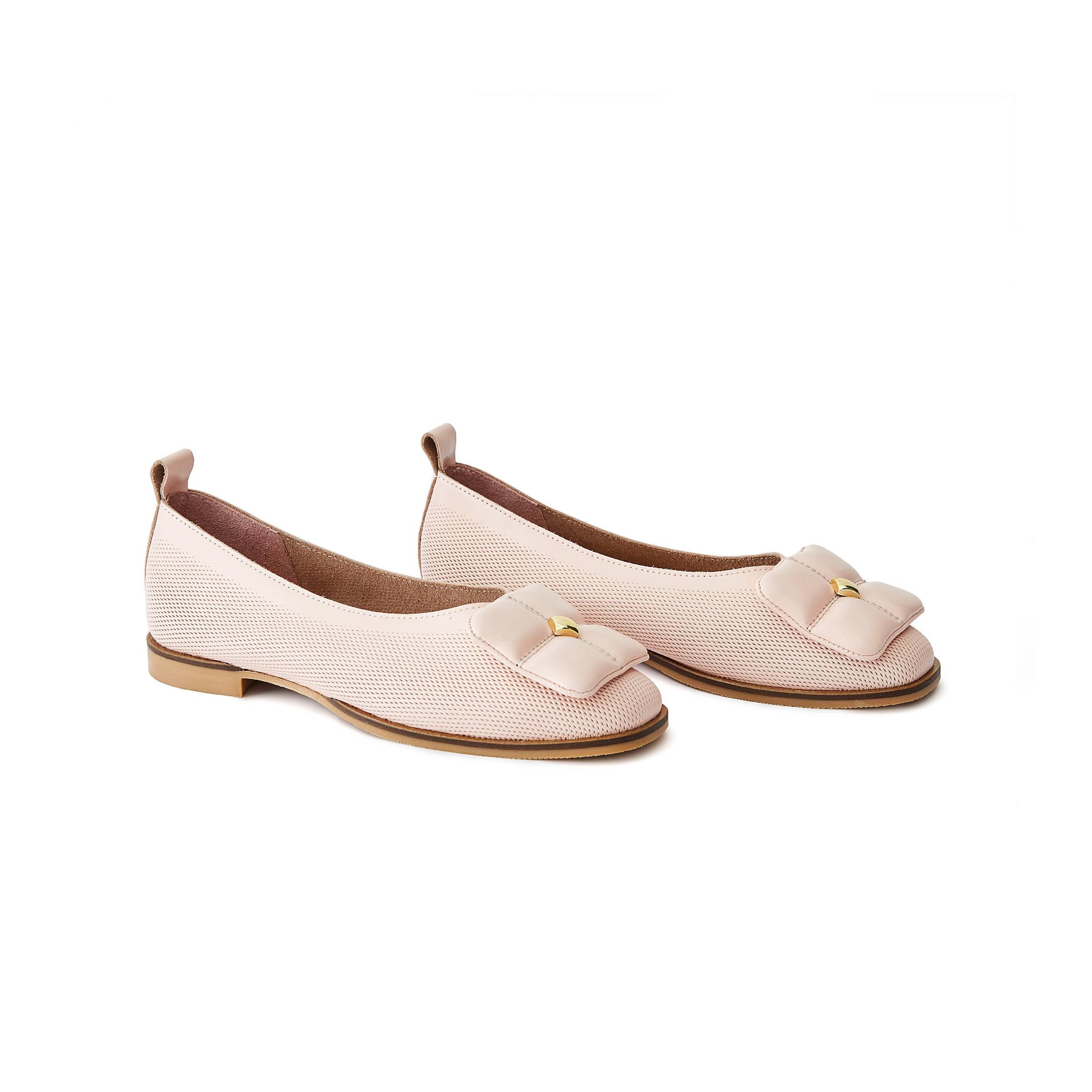 Women's Calf Leather Handmade Flats W3001 2