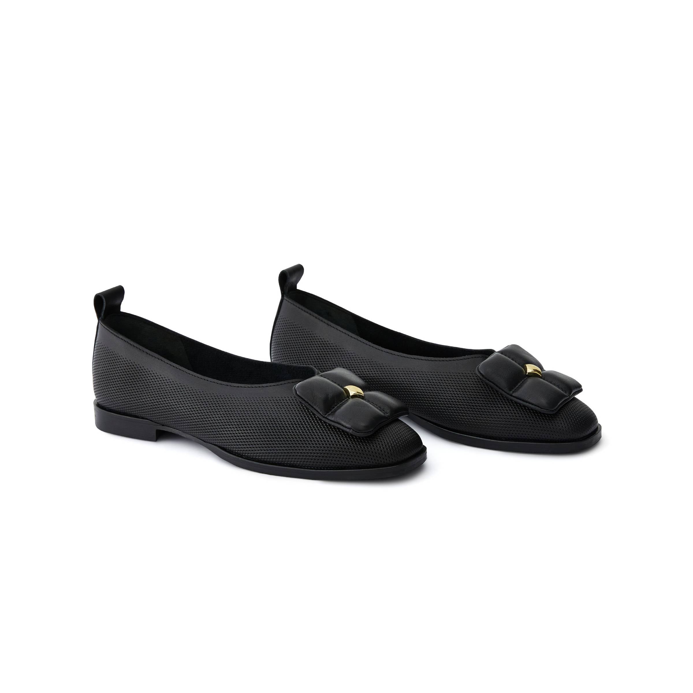 Women's Calf Leather Handmade Flats W3001 8