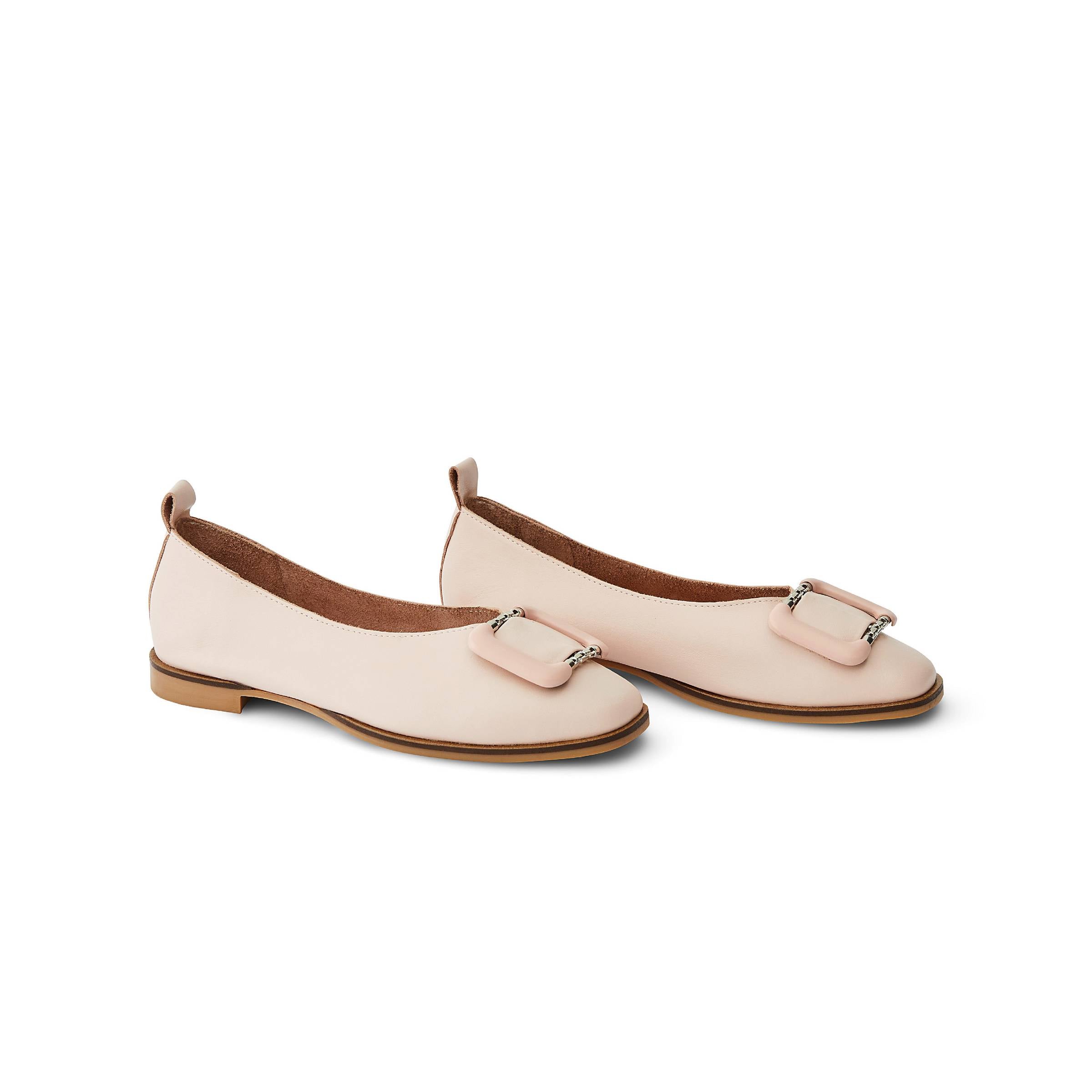 Women's Calf Leather Handmade Flats W3003 2