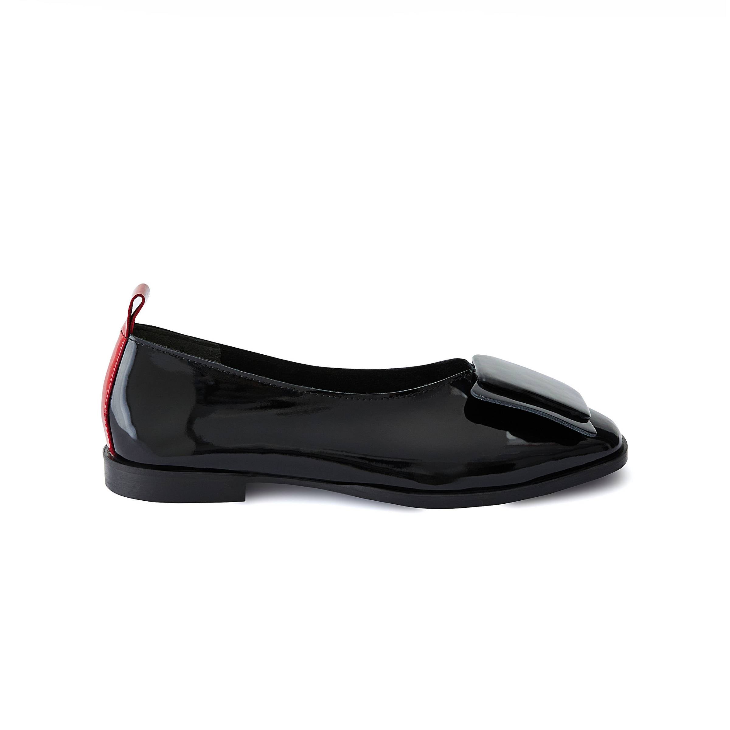 Women's Calf Leather Handmade Flats W3004 1