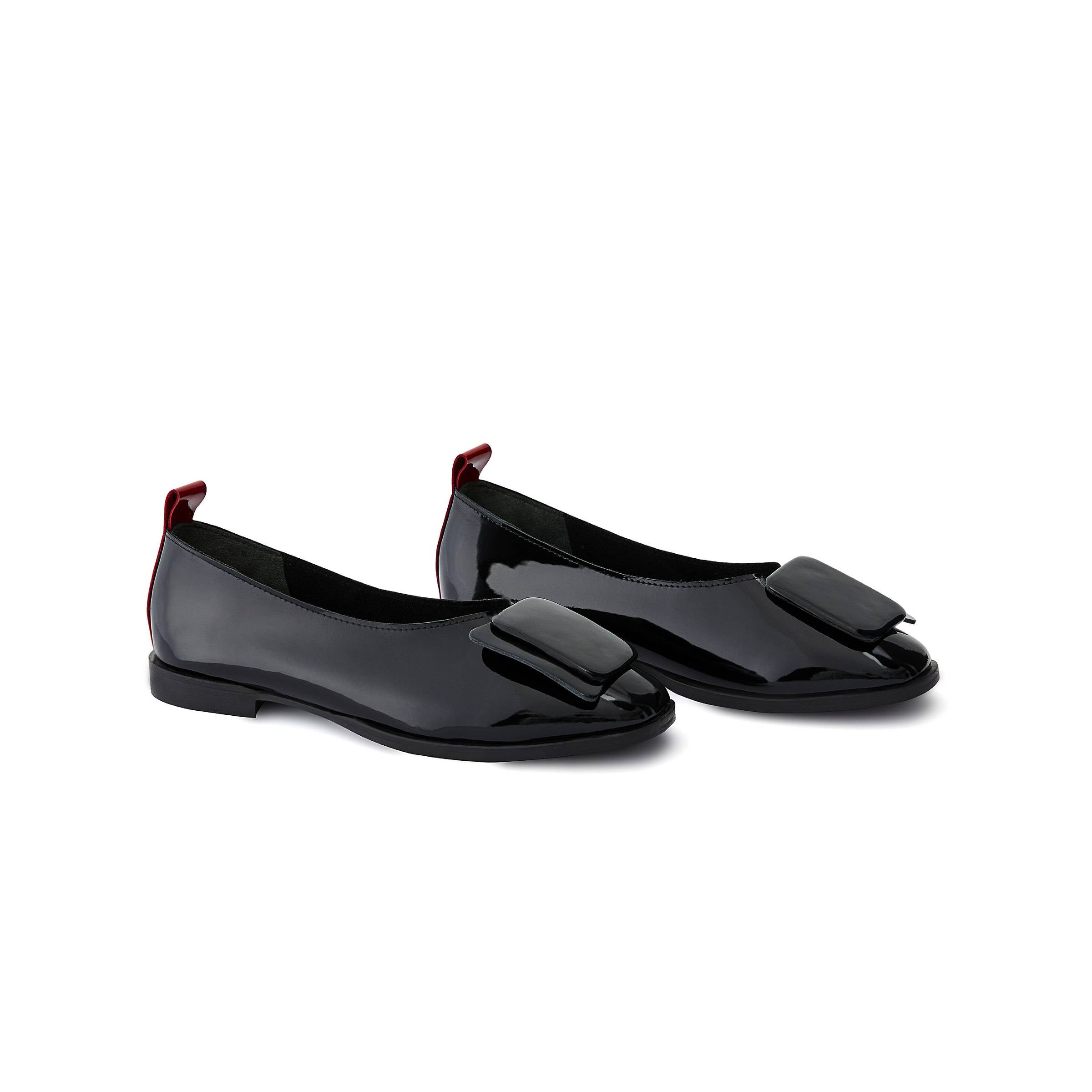 Women's Calf Leather Handmade Flats W3004 2