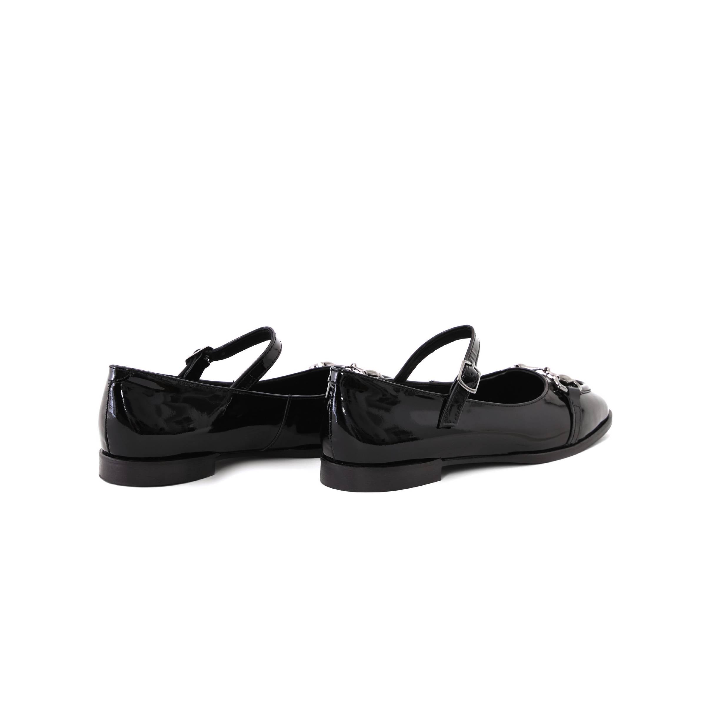 Women's Rugan Calf Leather Handmade Flats W3005 3
