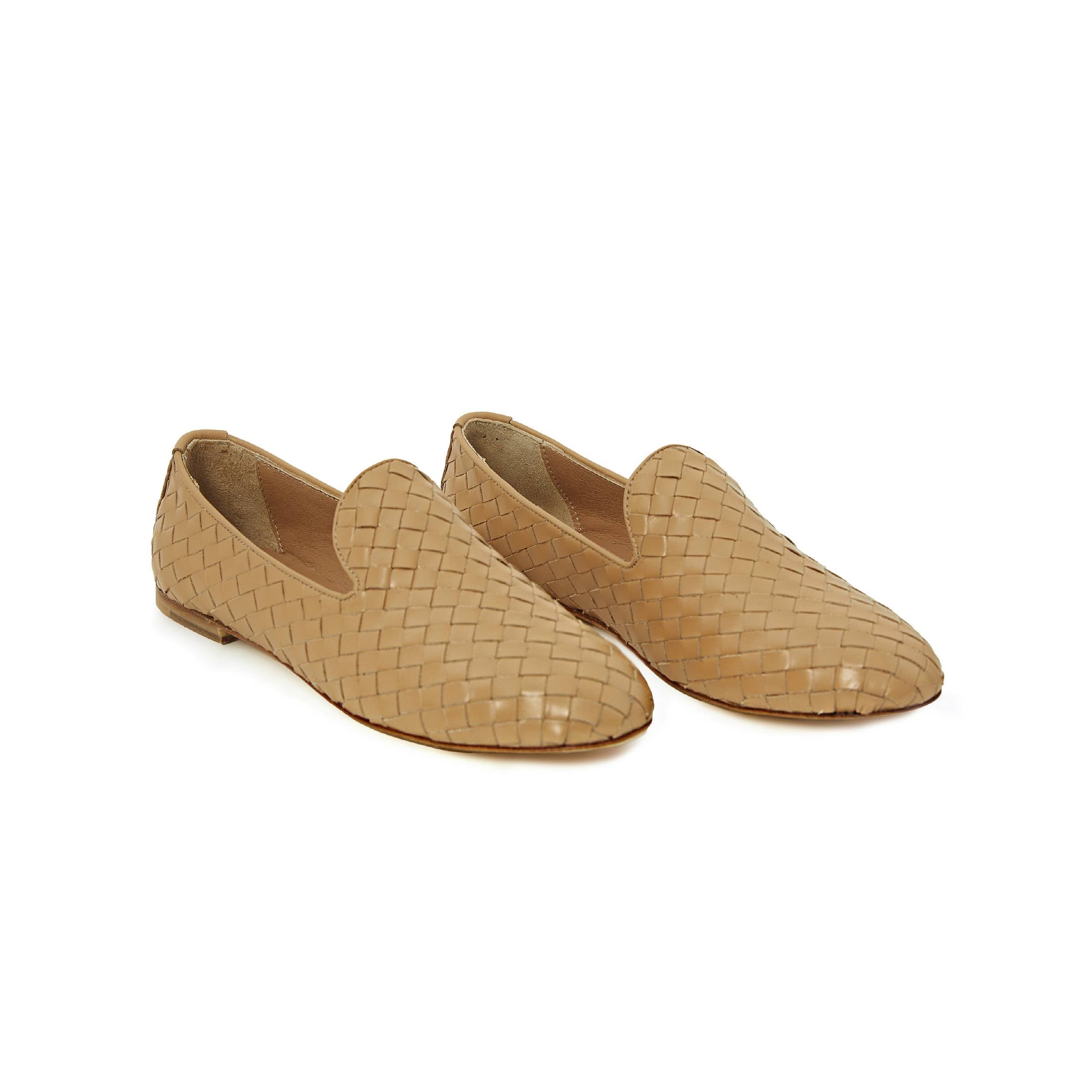 Women's Calf Leather Handmade Flats W3006 2