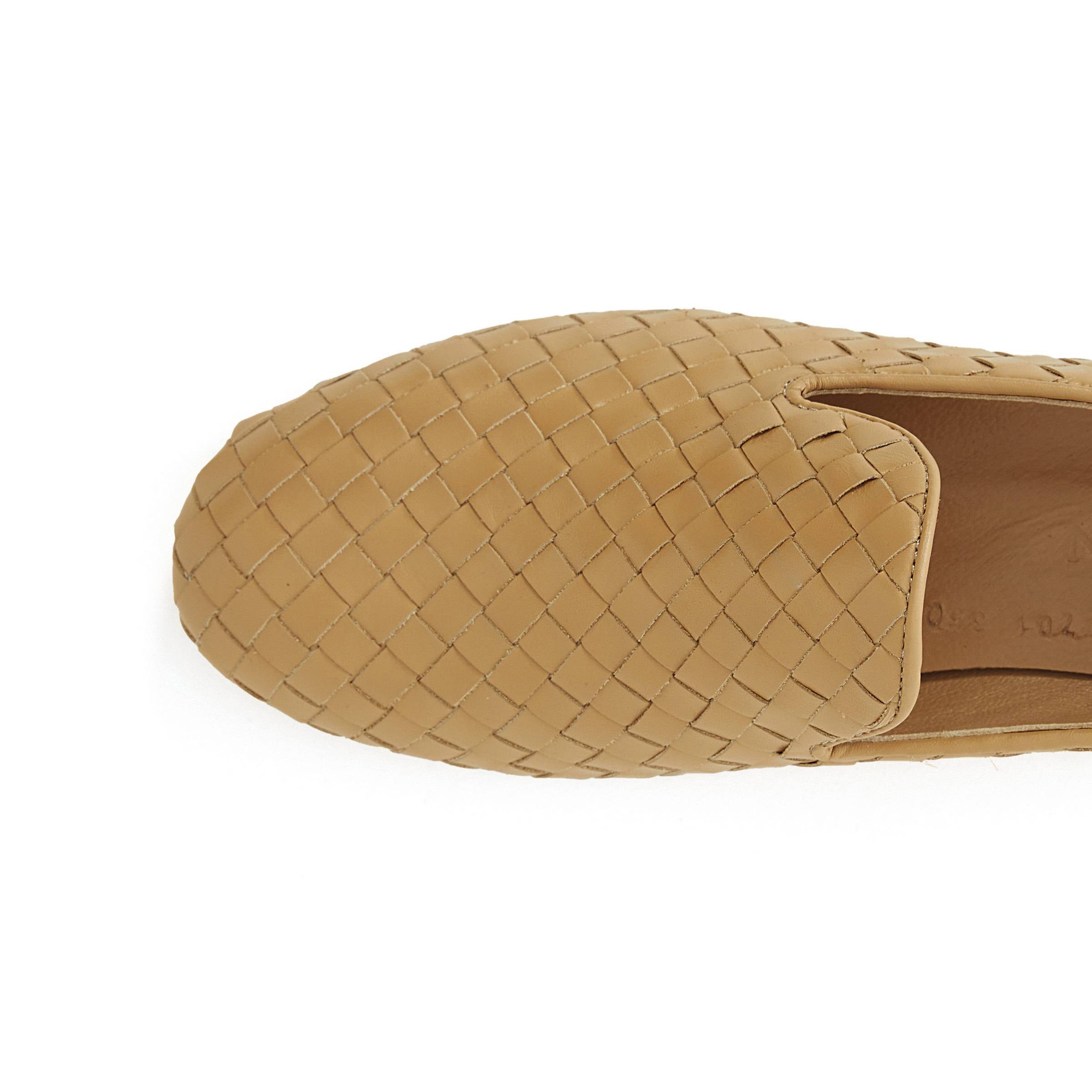Women's Calf Leather Handmade Flats W3006 6