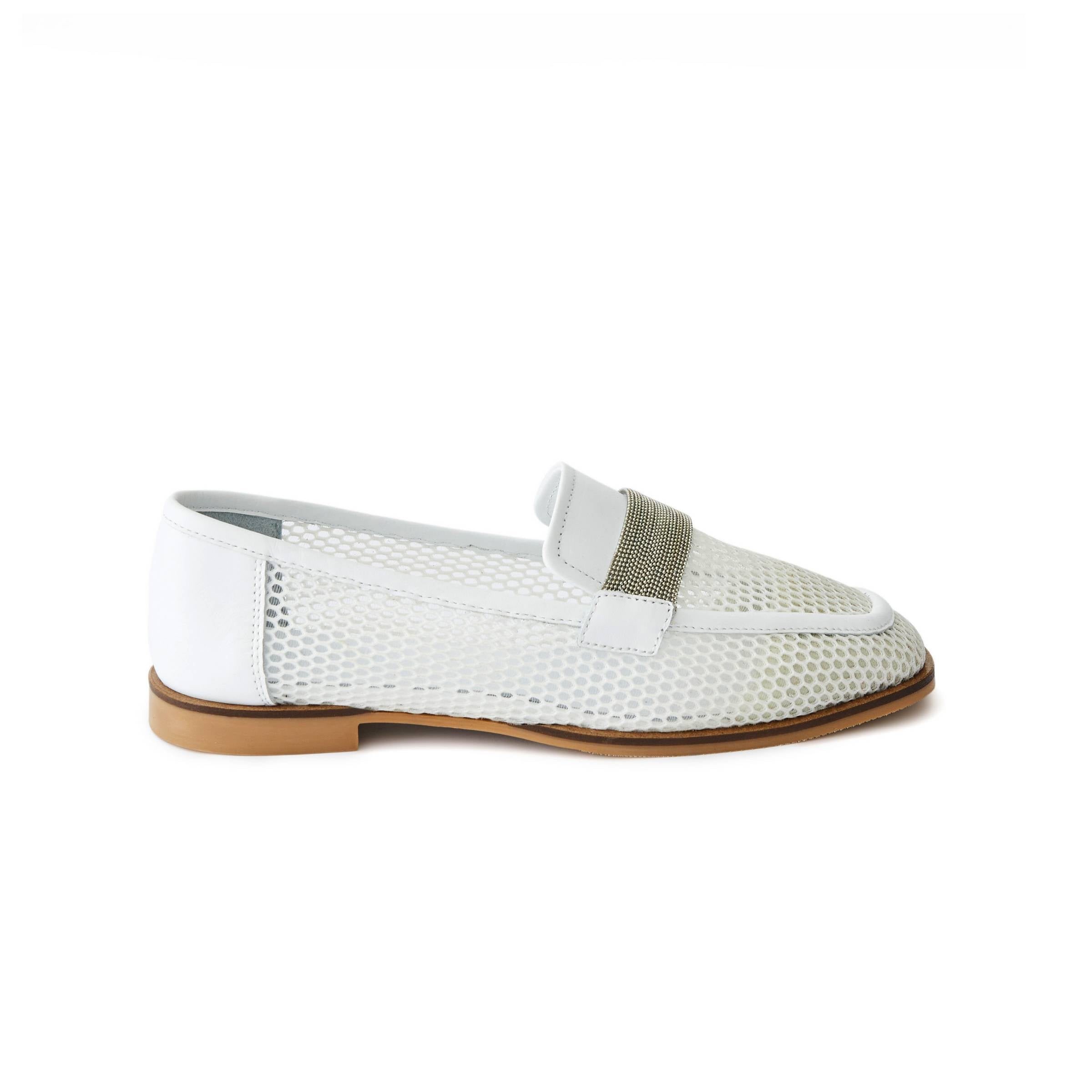 Women's Calf Leather Handmade Flats W3000 1