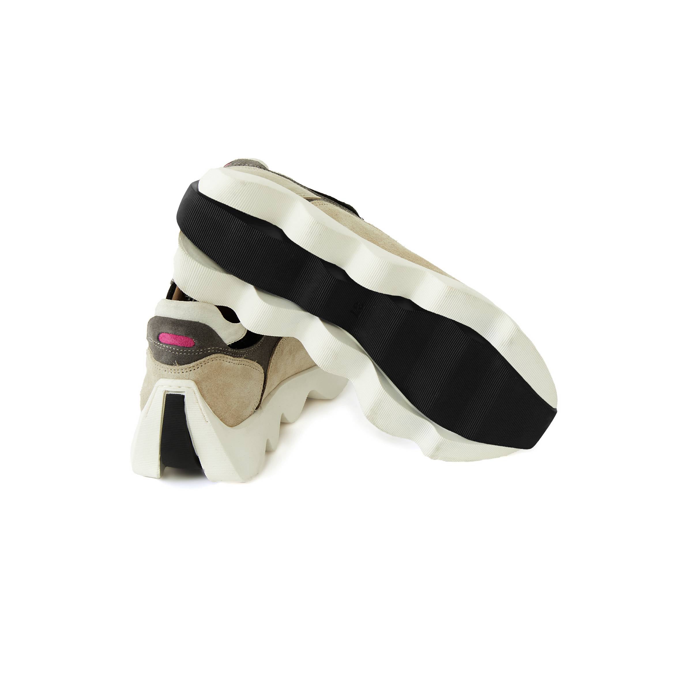 Women's Suede Calf Leather Handmade Sneakers W5000 11