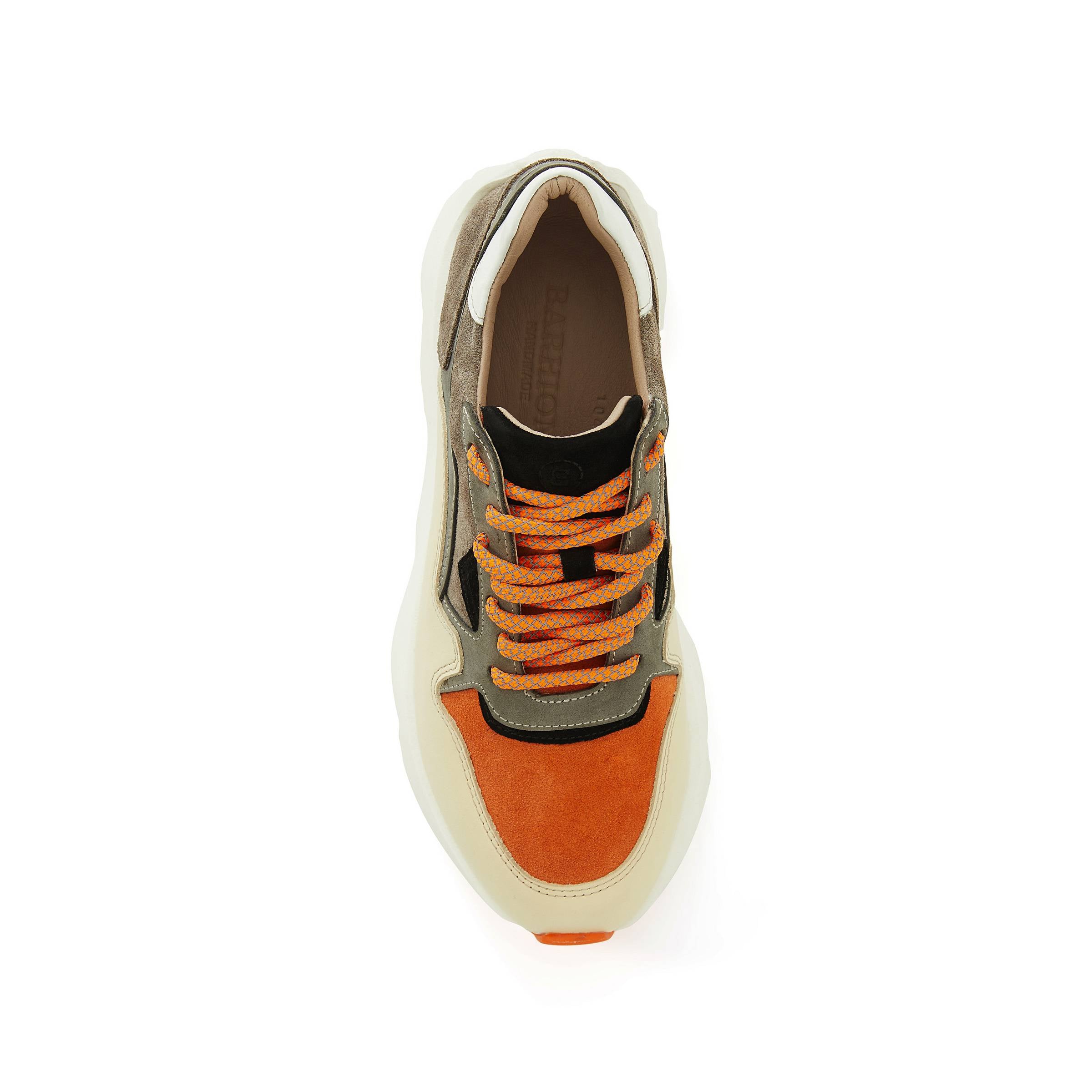 Women's Suede Calf Leather Handmade Sneakers W5000 5