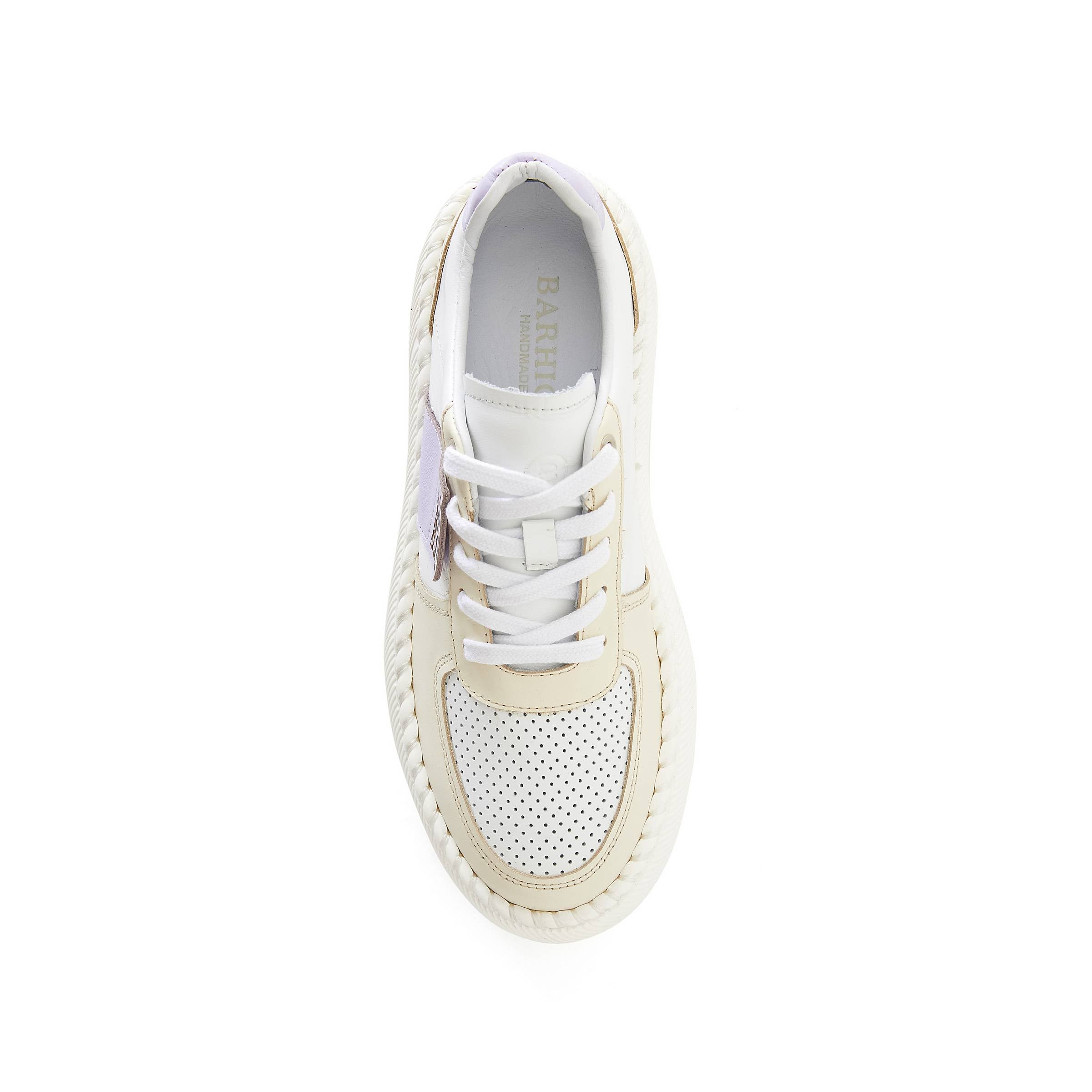 Women's Calf Leather Handmade Sneakers W5001 12