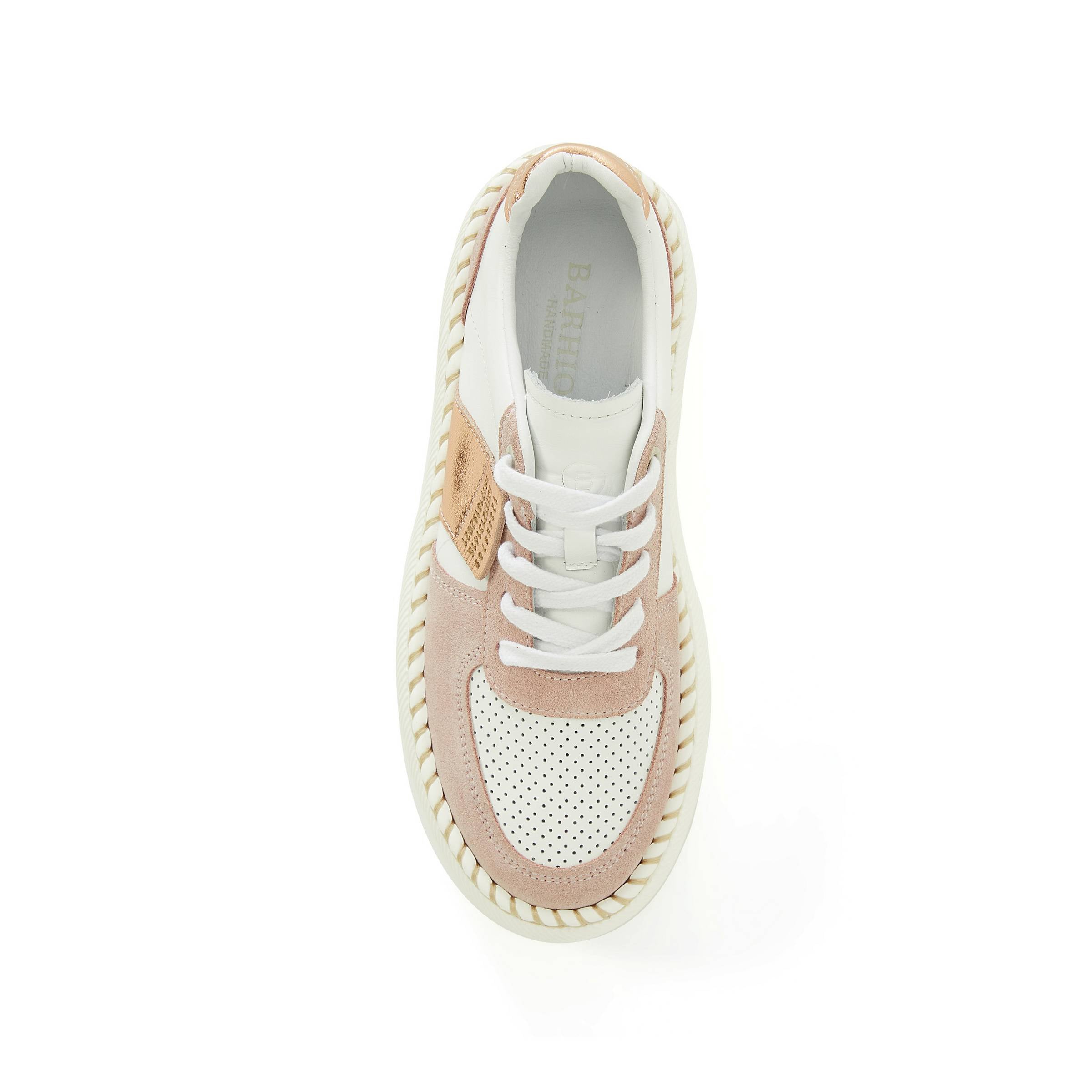 Women's Calf Leather Handmade Sneakers W5001 5
