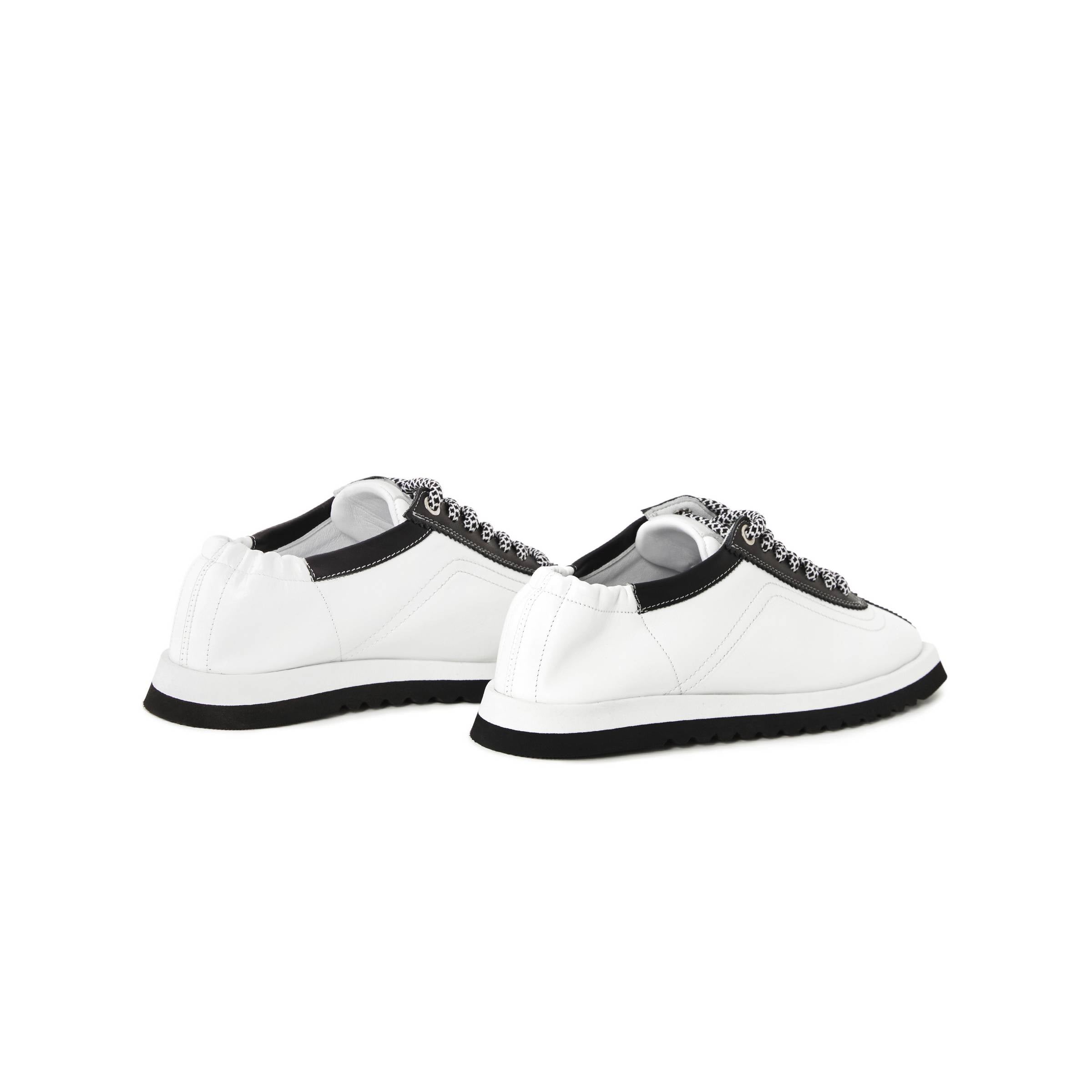 Women's Calf Leather Handmade Sneakers W5002 10