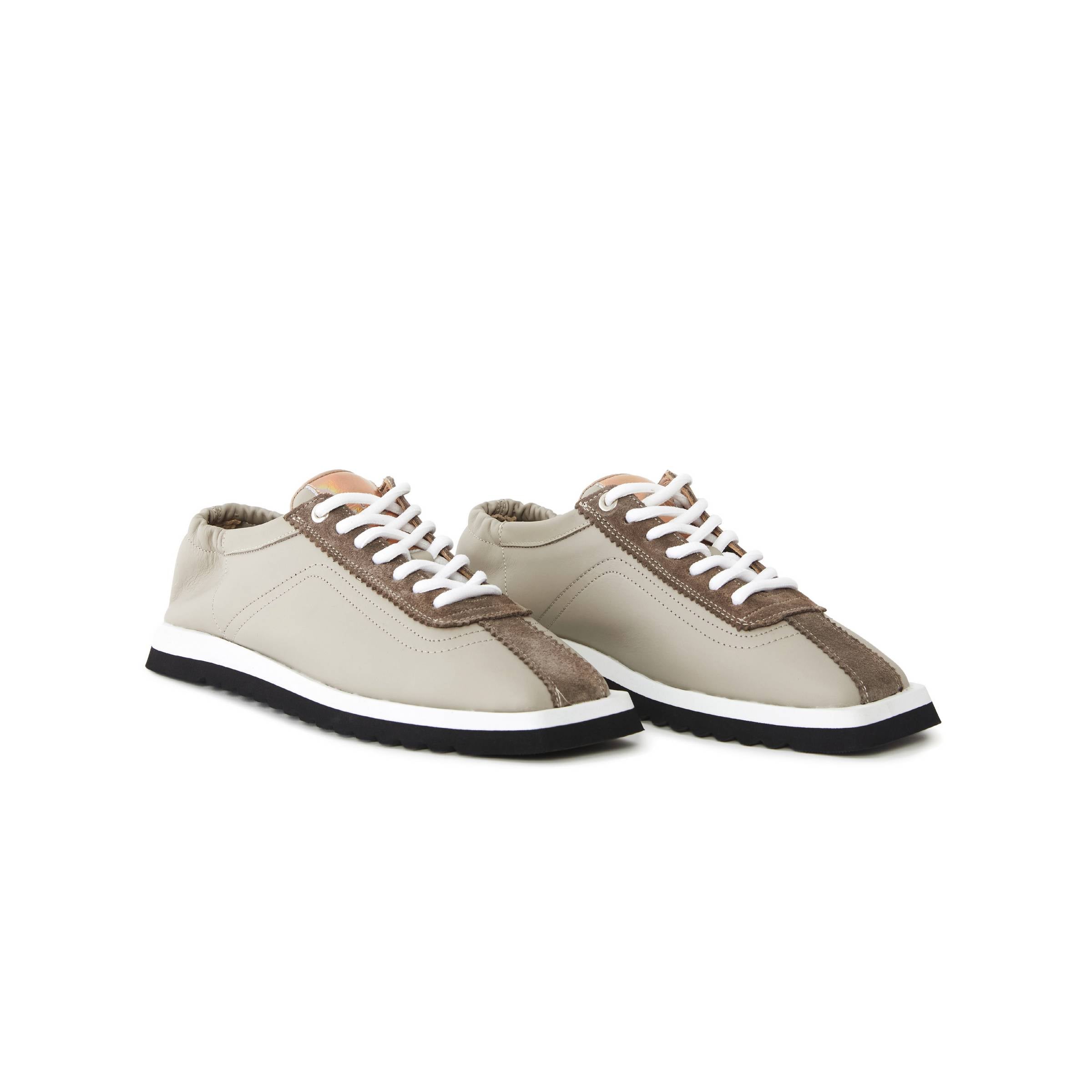 Women's Calf Leather Handmade Sneakers W5002 2