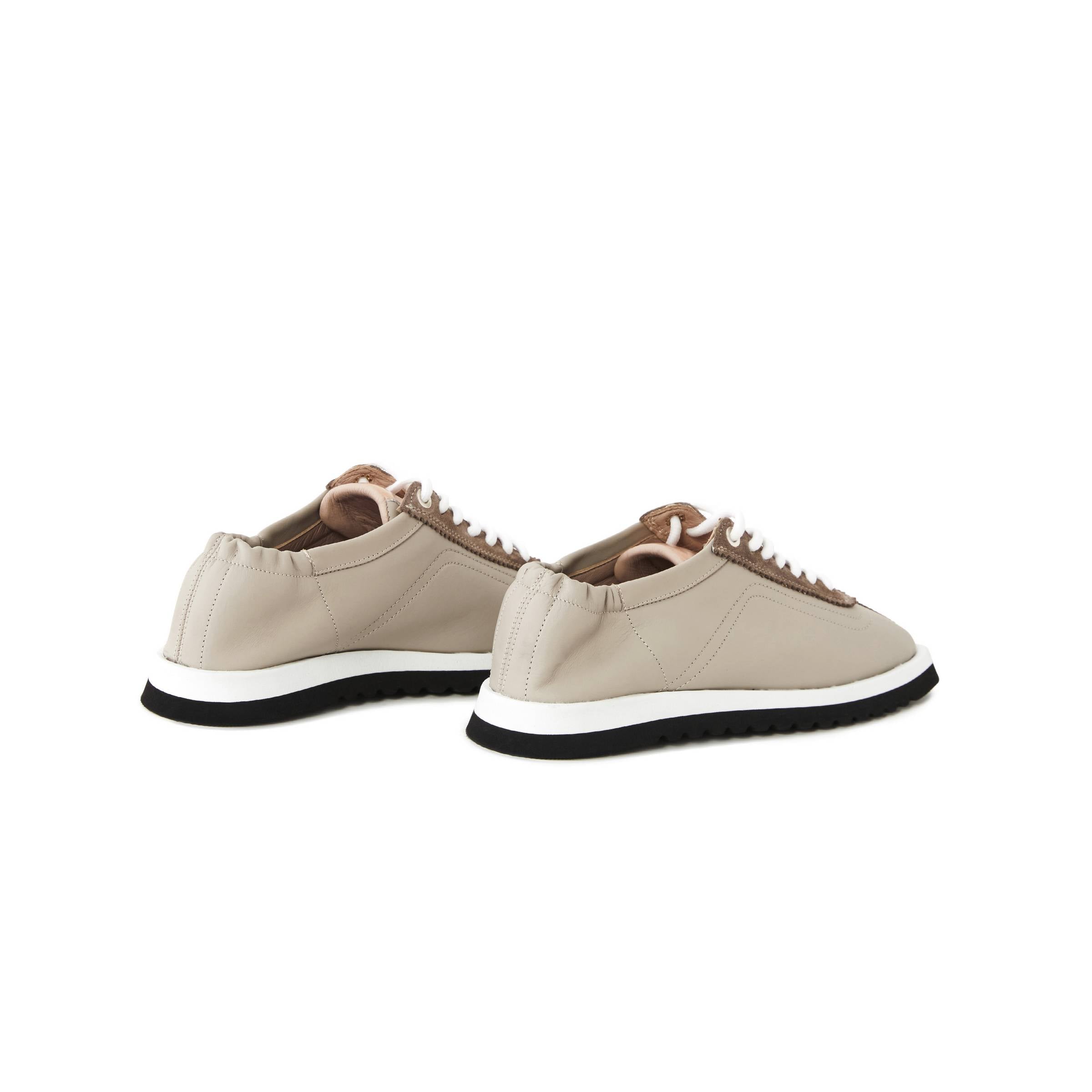 Women's Calf Leather Handmade Sneakers W5002 3