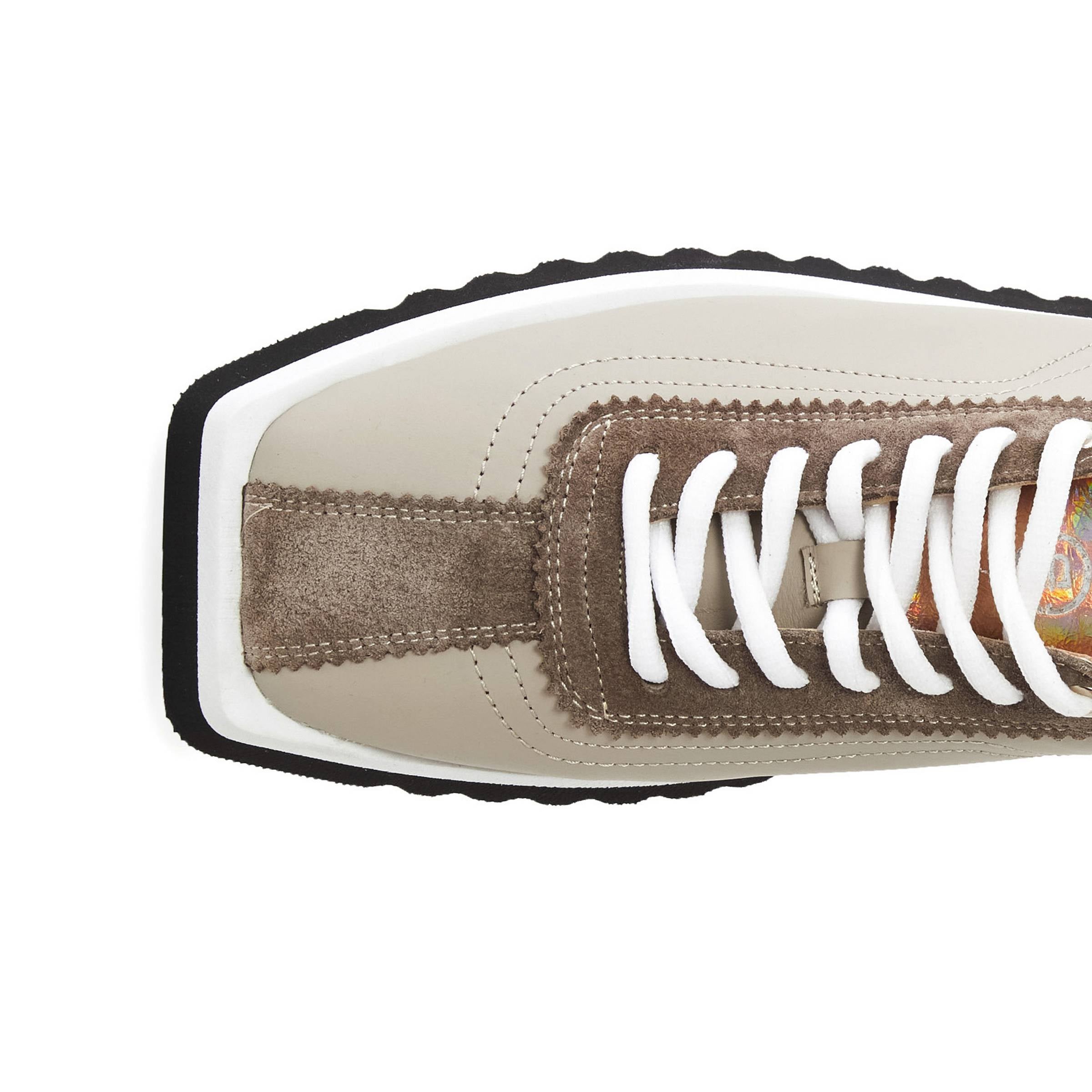 Women's Calf Leather Handmade Sneakers W5002 6